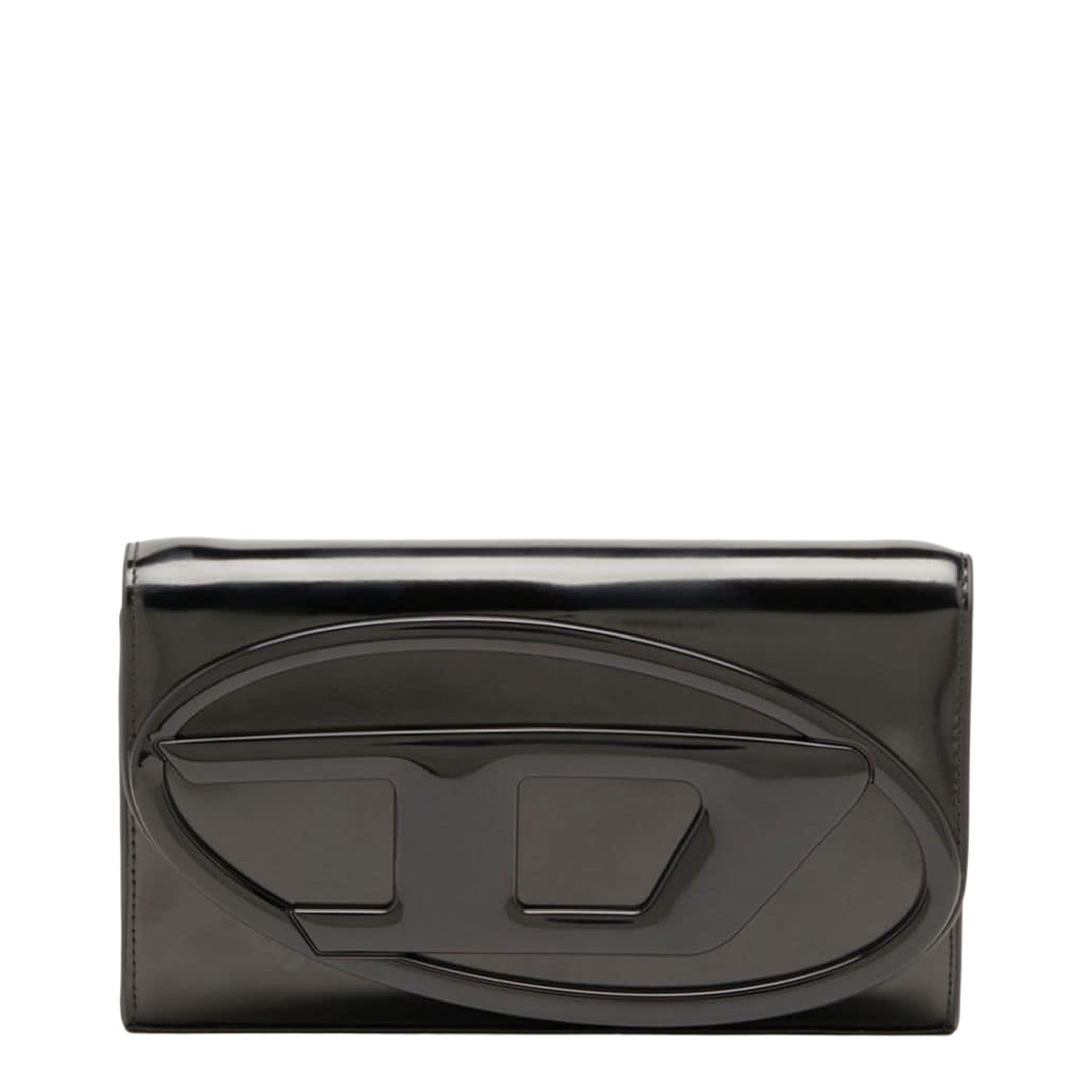 1DR Calfskin Wallet On Strap - Preto
