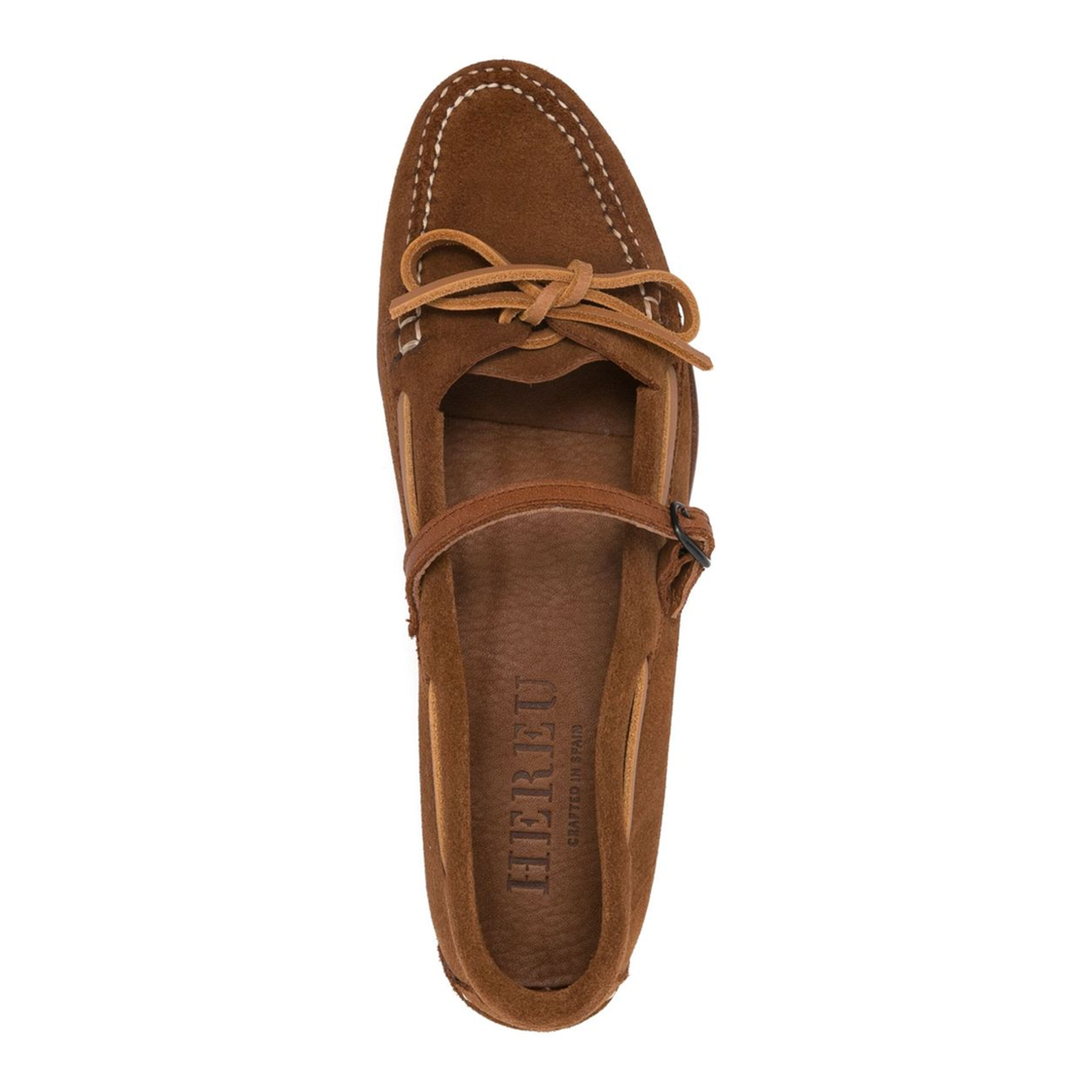 MAYFEYR - Hereu - Flat Shoes Leather Brown - LOSUWFS25TABAC