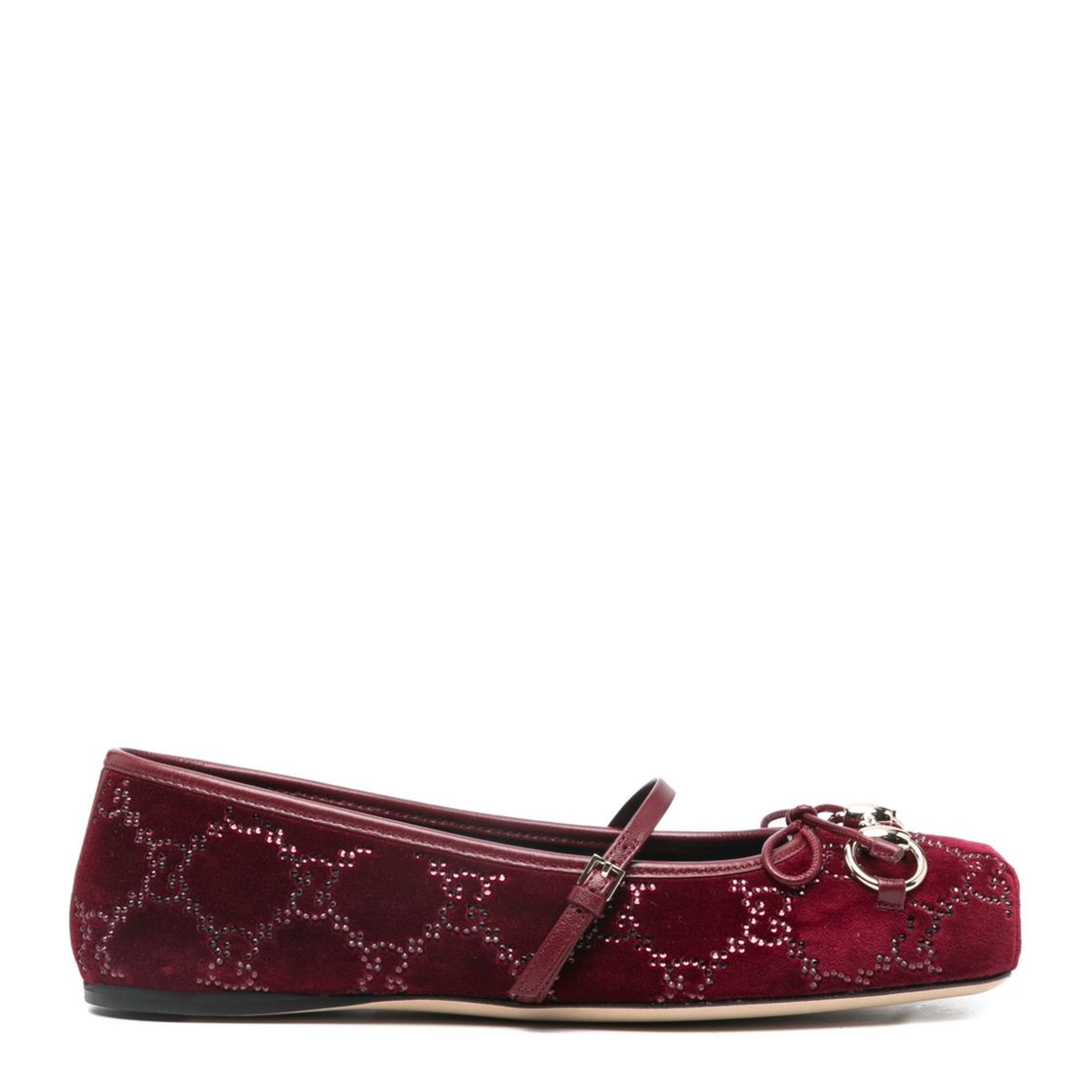 MAYFEYR - Gucci - Flat Shoes Bordeaux - 853100FAFD96255