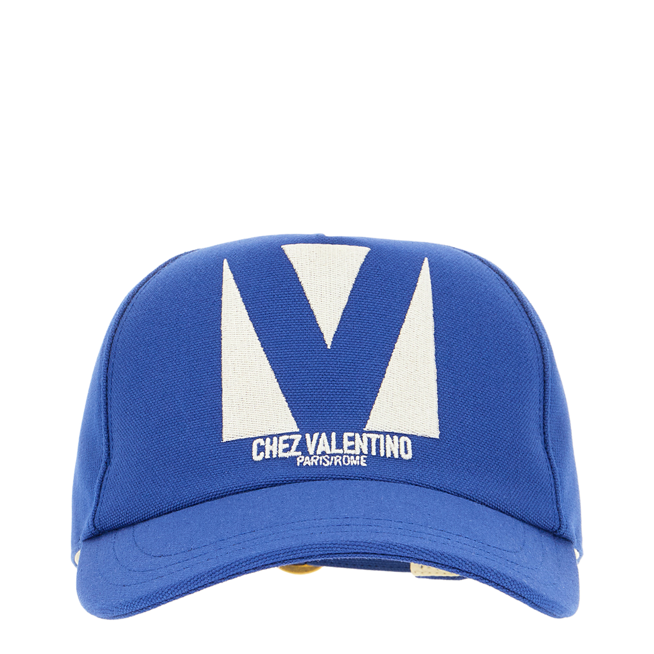Electric Blue Cotton Baseball Cap
