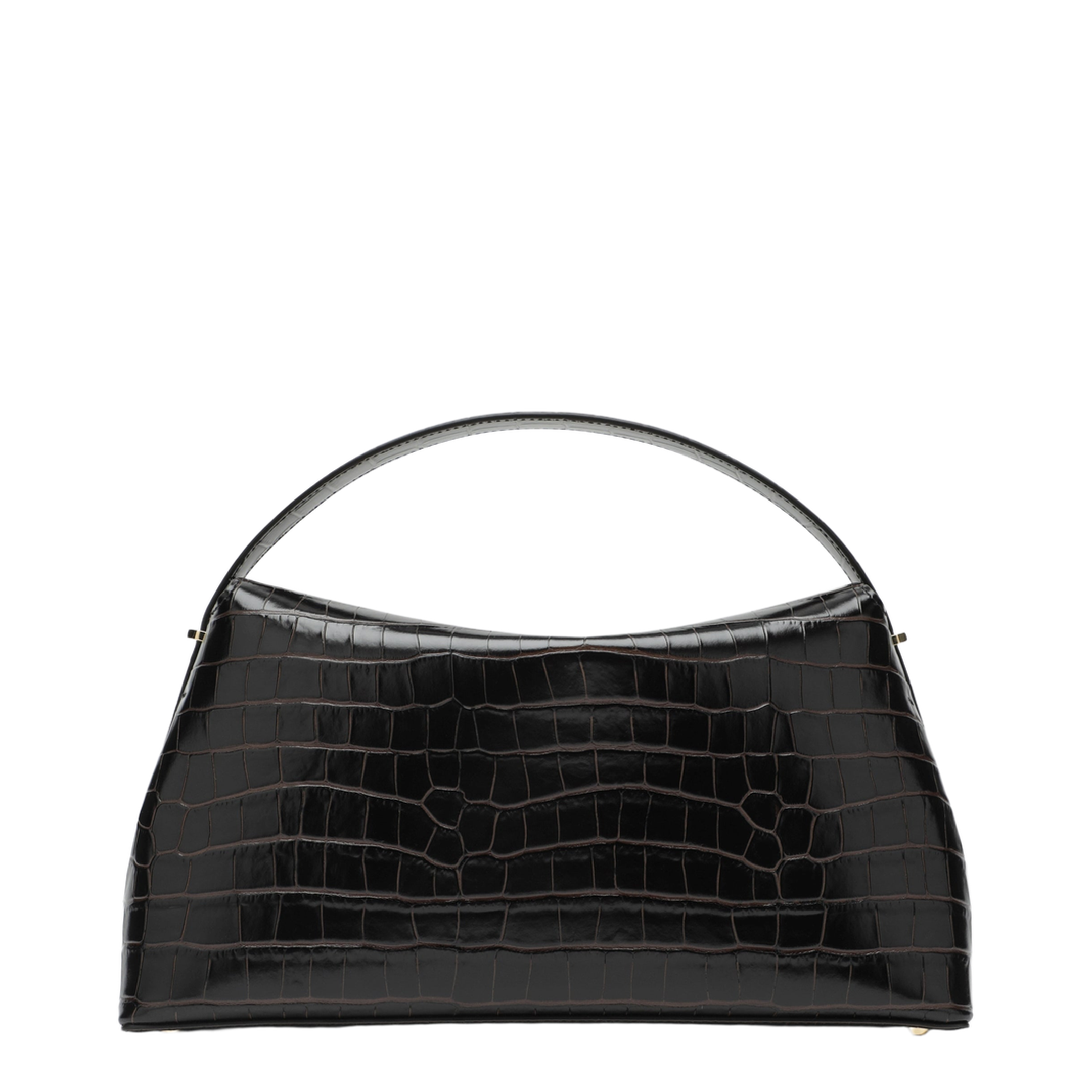 MAYFEYR - Toteme - Everyday Bag In Dark Brown Crocodile-Embossed Leather - 243-WAL961LE0076034