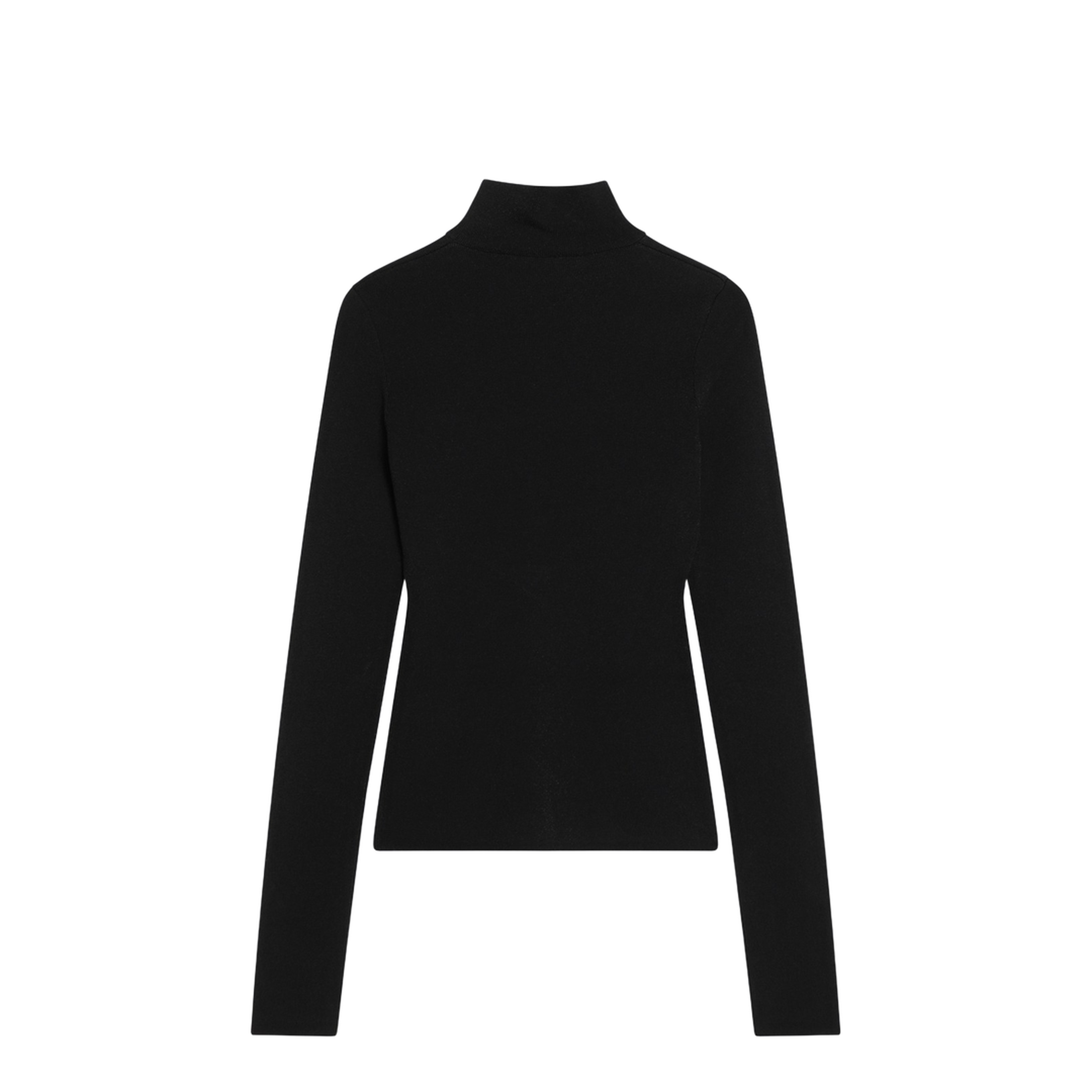 Ribbed Turtleneck Top