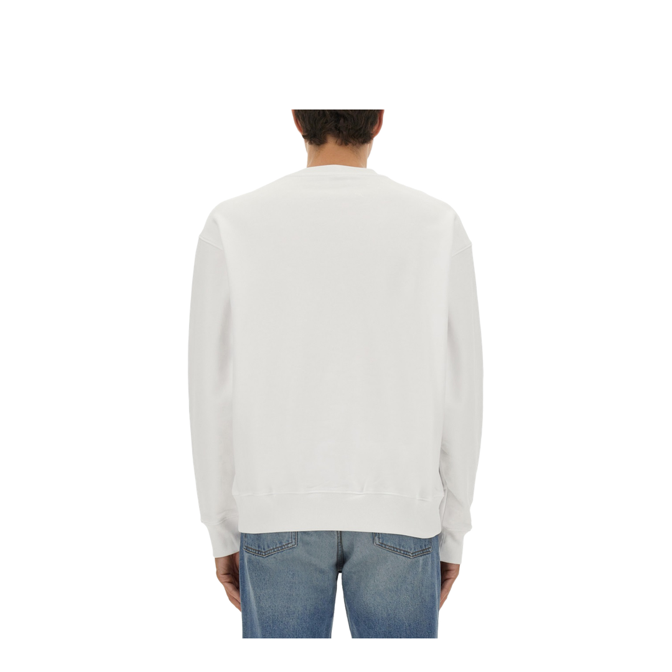 Sweatshirt with Laurel Crown Logo Embroidery