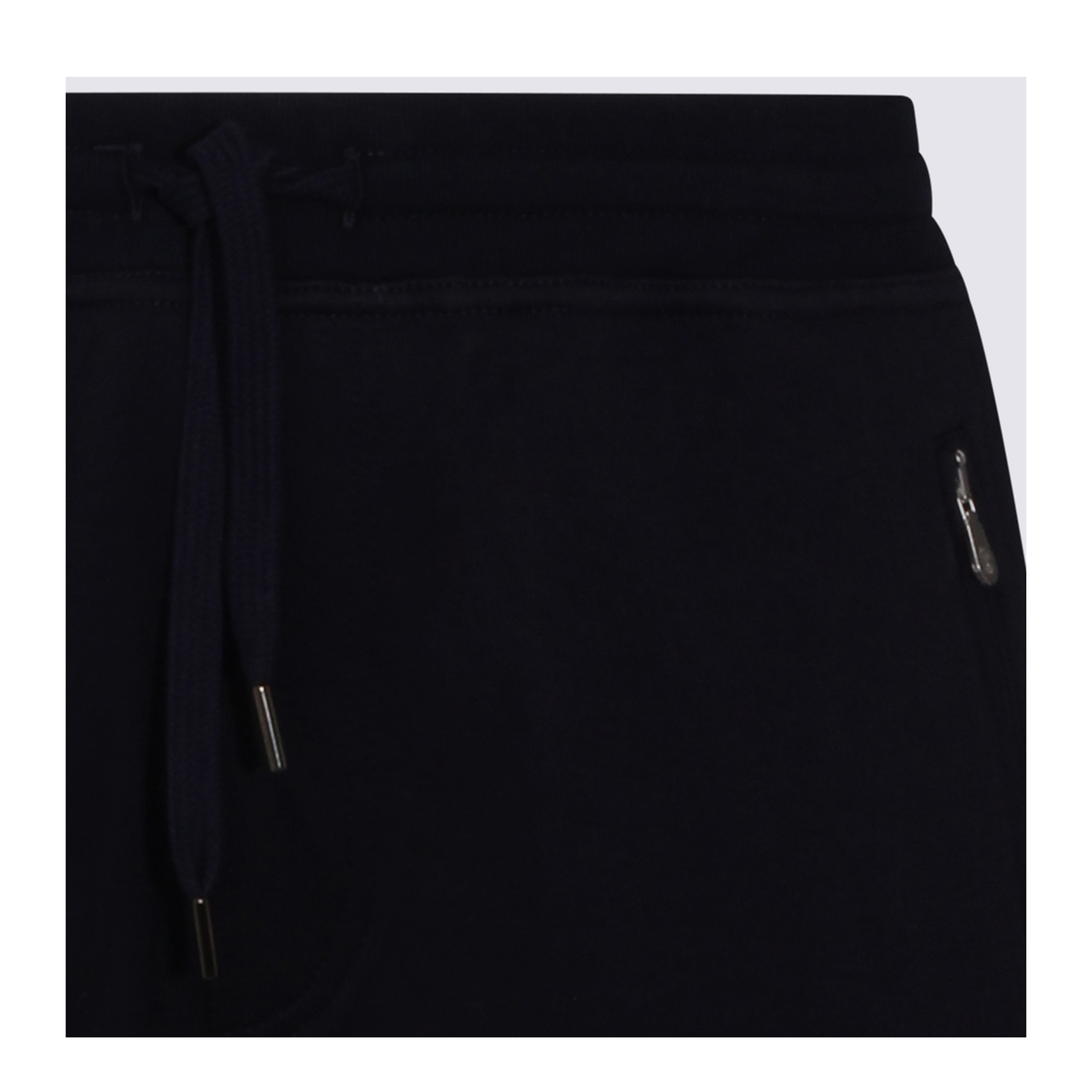 Techno Cotton Fleece Bermuda Shorts Black