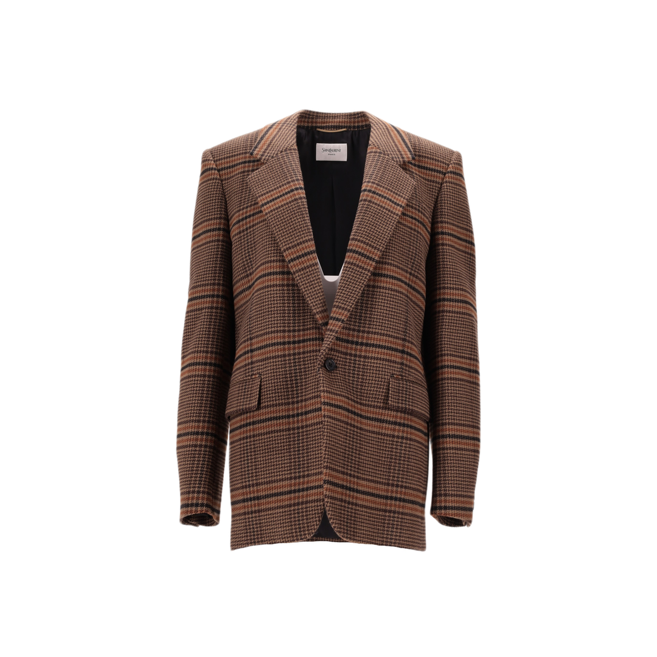 MAYFEYR - Saint Laurent - Prince Of Wales Check Blazer - 842593Y9I702849
