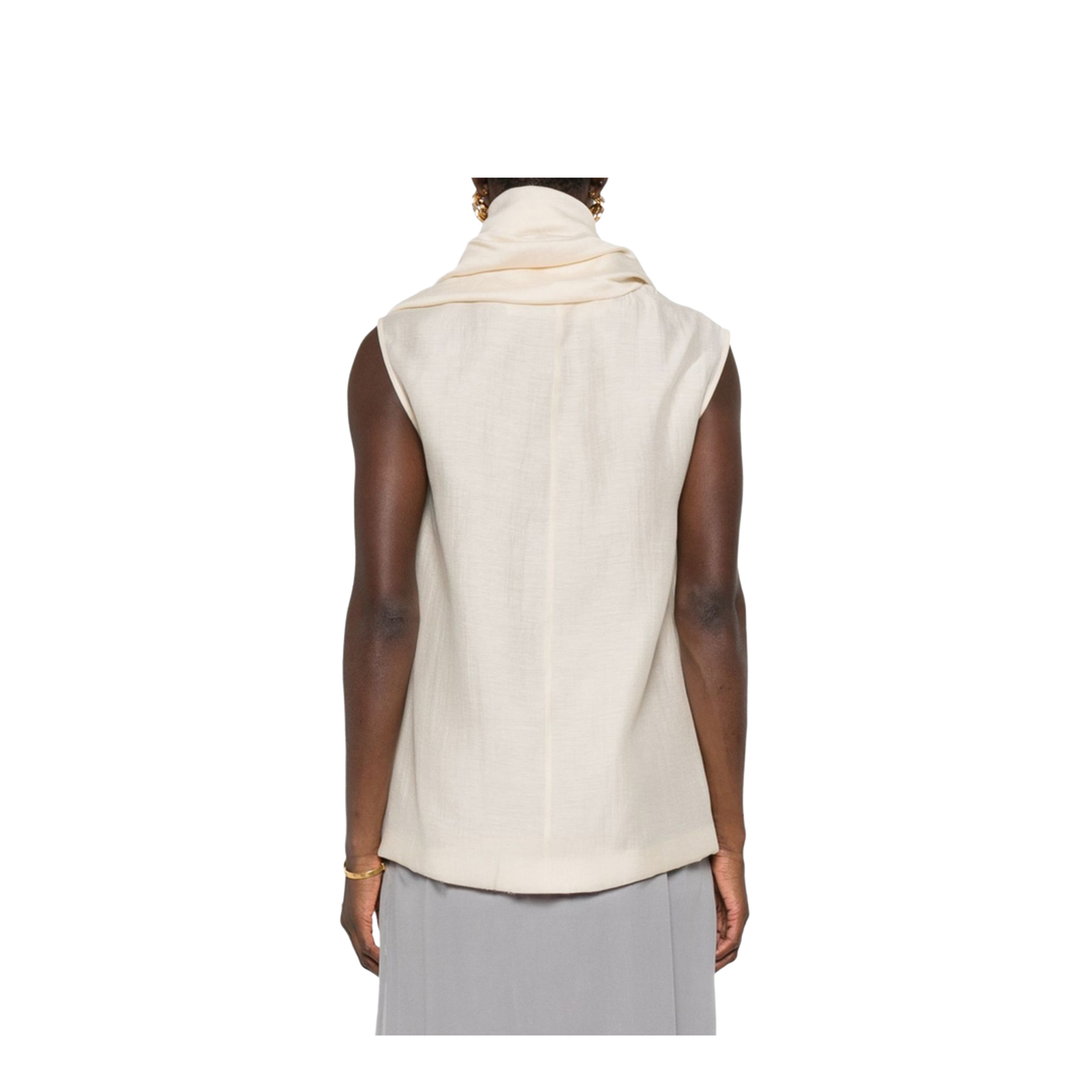 MAYFEYR - Toteme - Blouse With Scarf - 254WRT0612FBECRU116