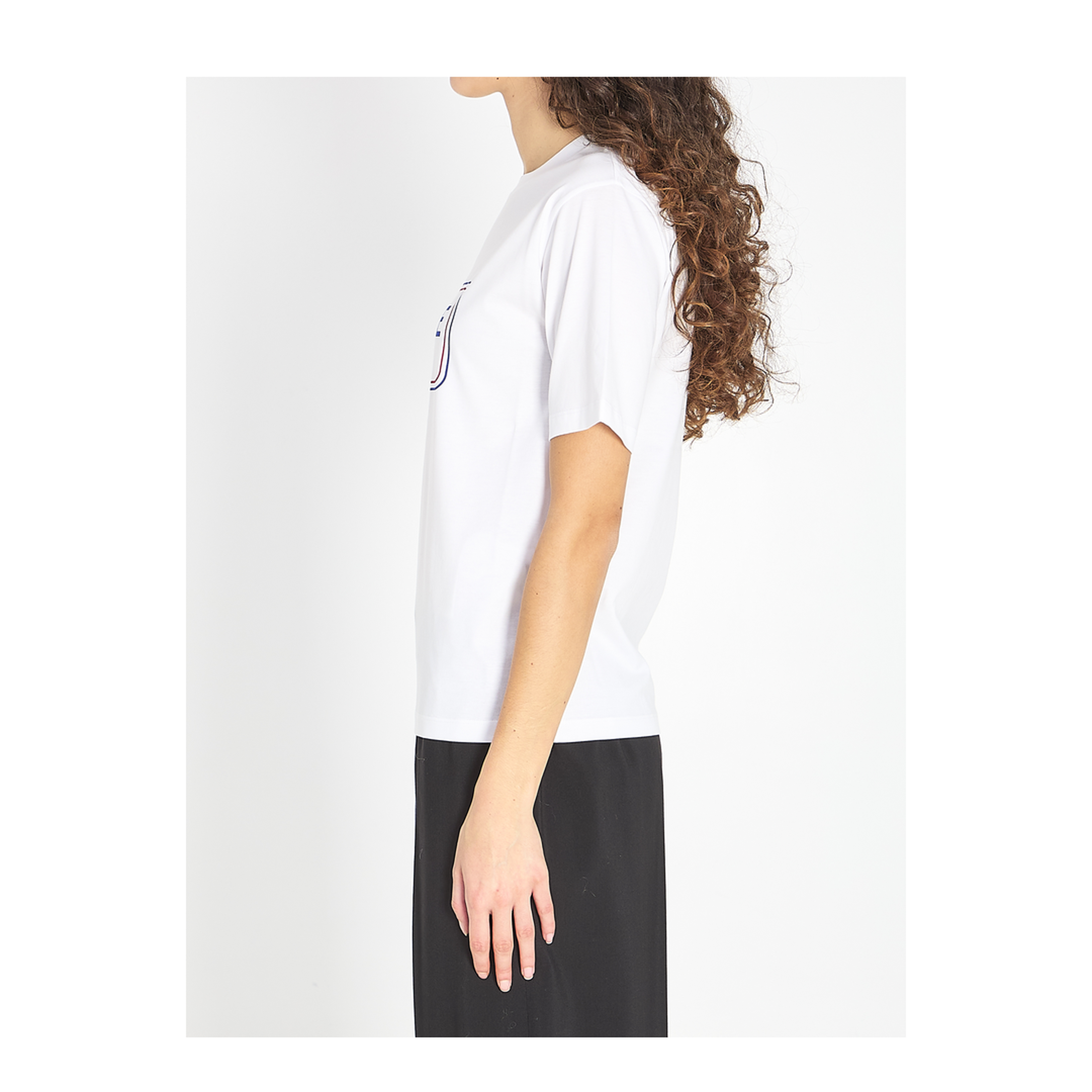 Cotton T-shirt With Logo Print