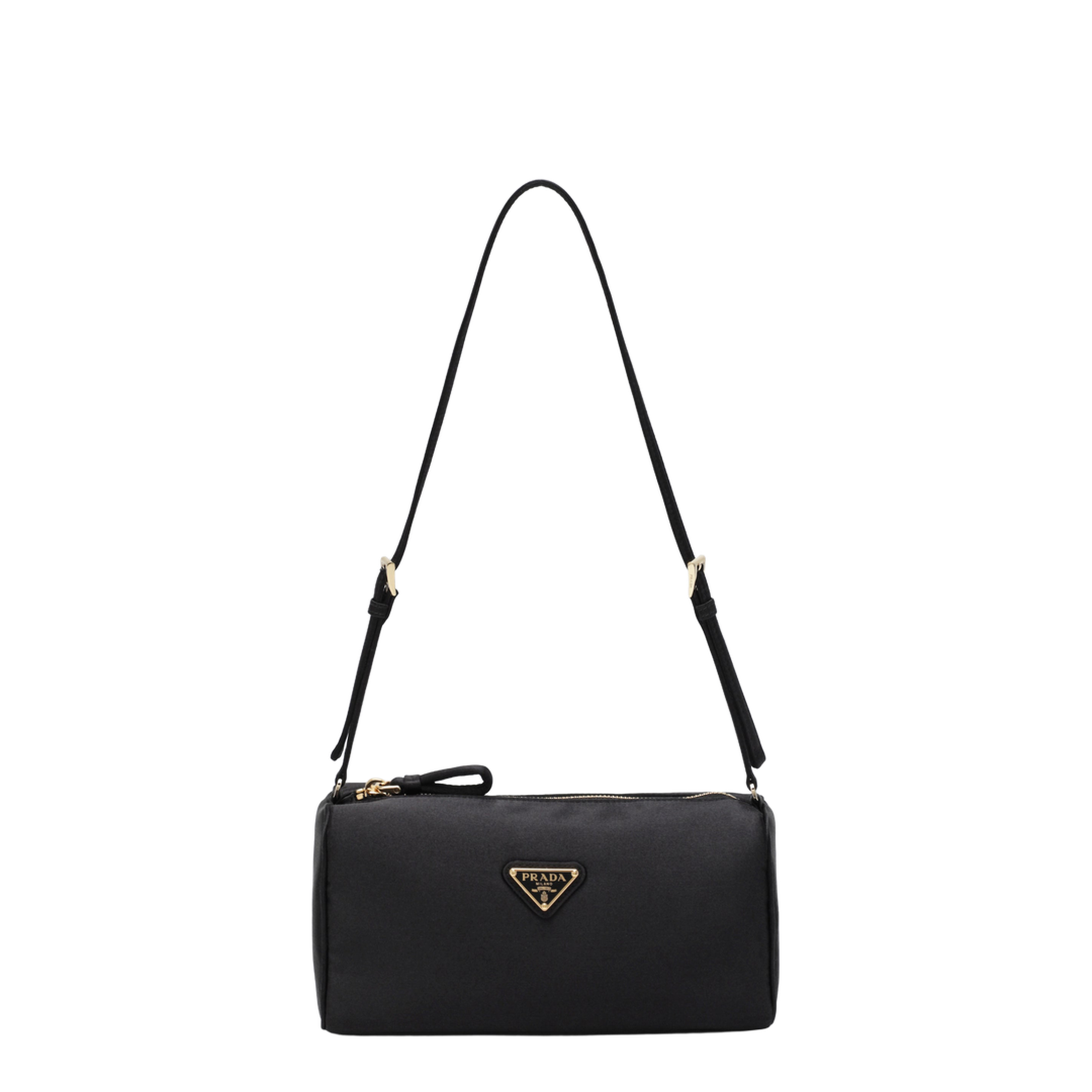 Black Satin Pouch