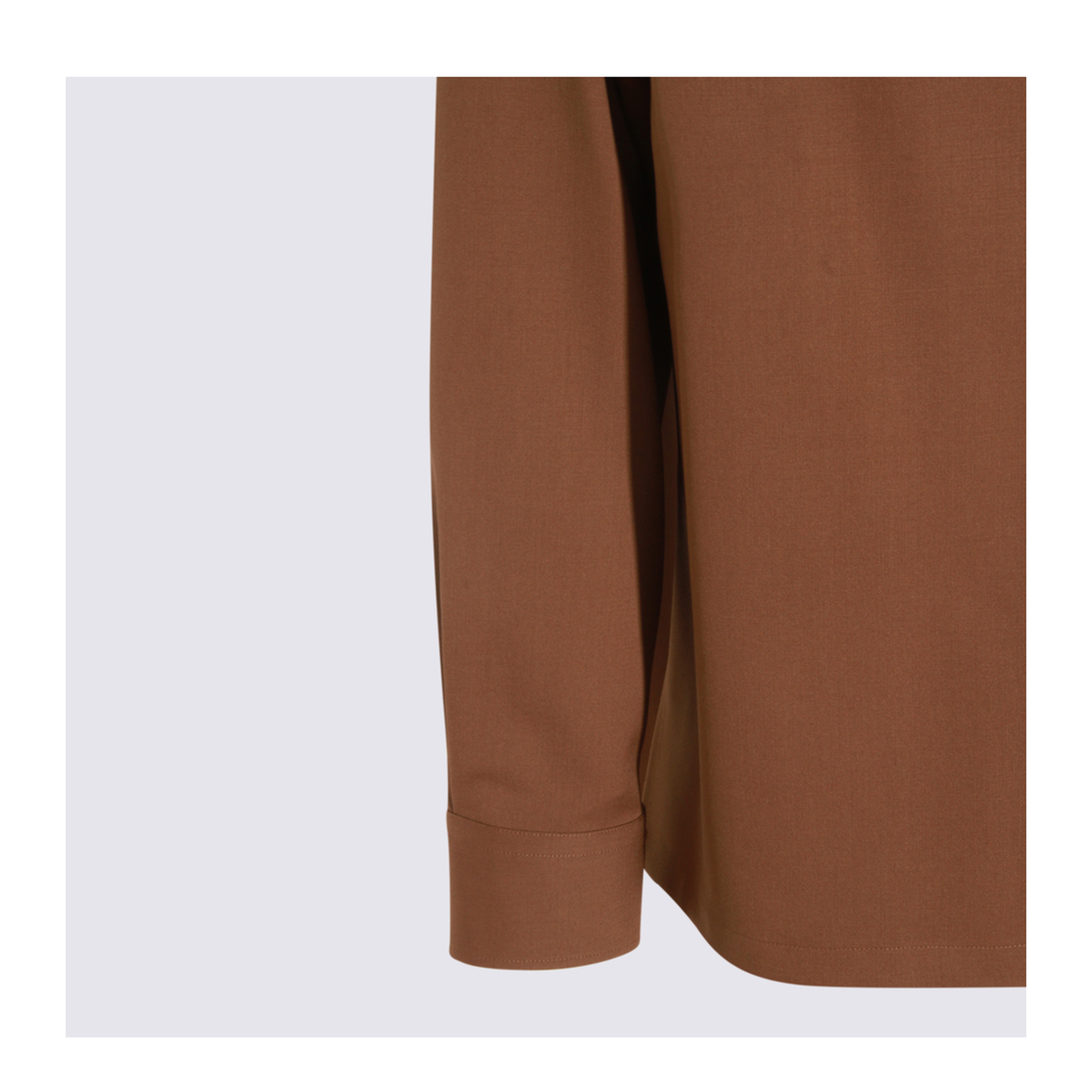 Rust-coloured Wool Shirt