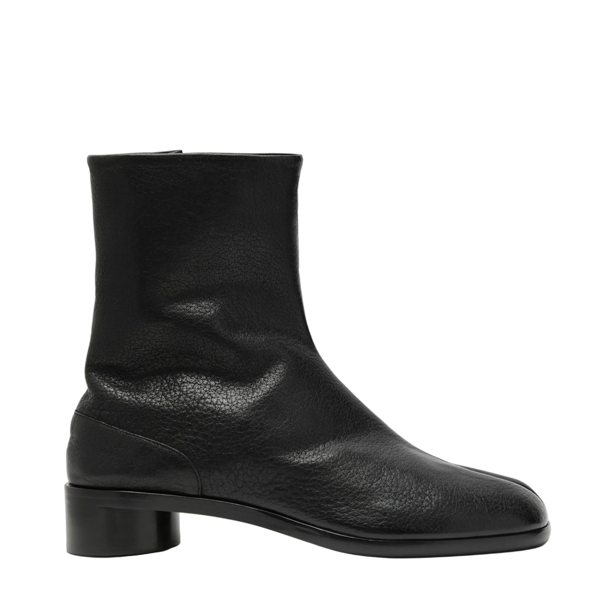 MAYFEYR - Maison Margiela - Tabi Leather Ankle Boots In Black - S57WU0153P7805T8013