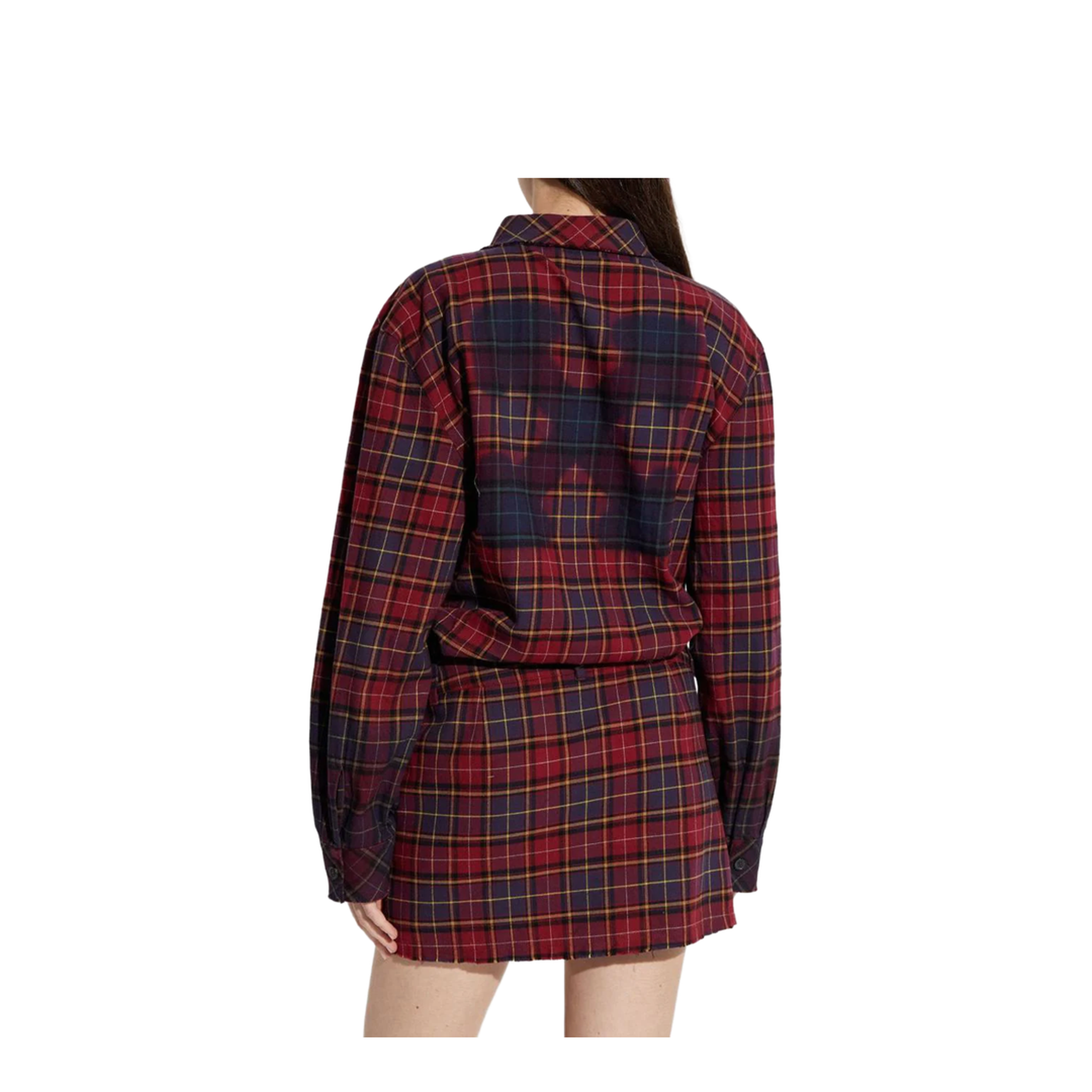 Check Flannel Arrow Dress