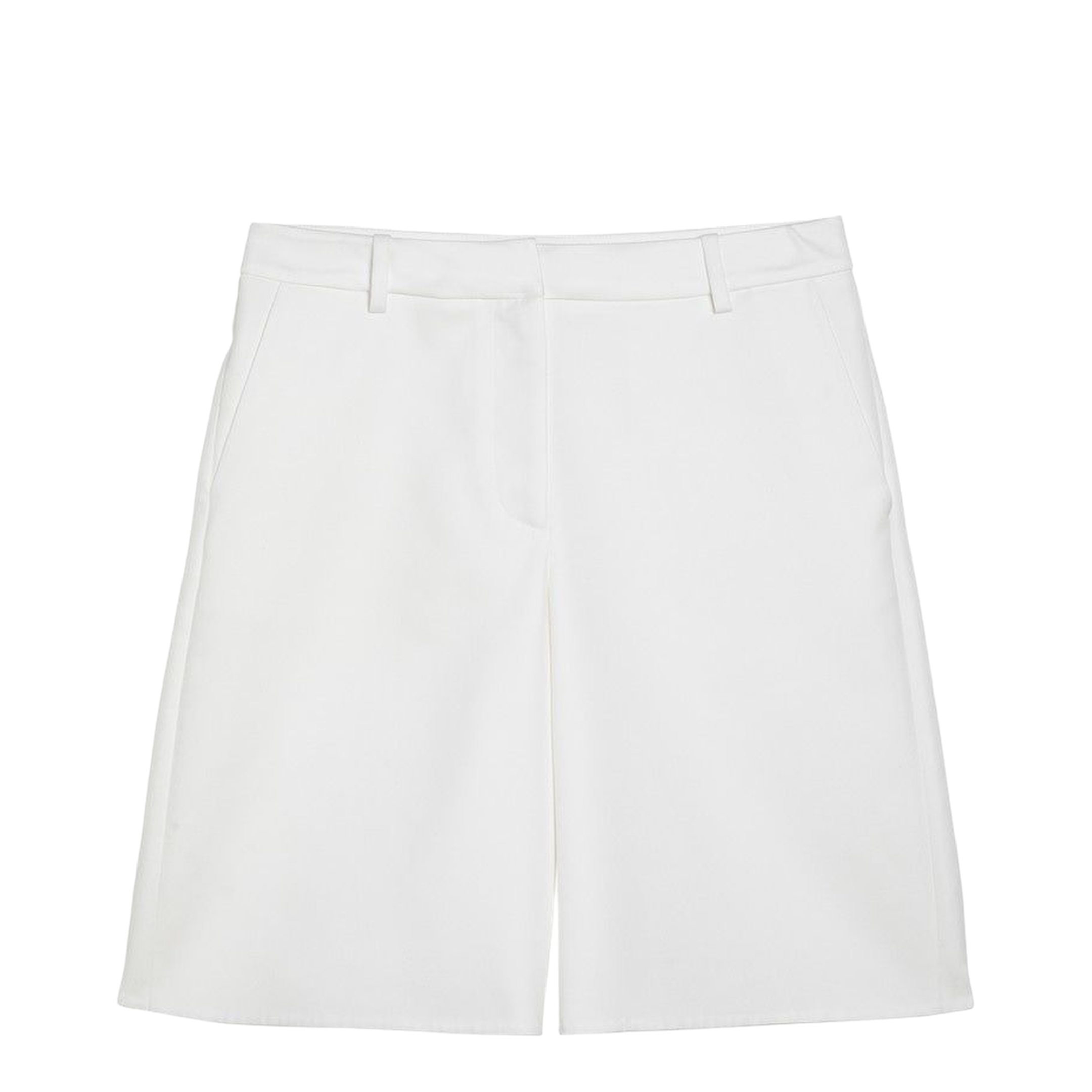 Bermuda White Cotton Blend