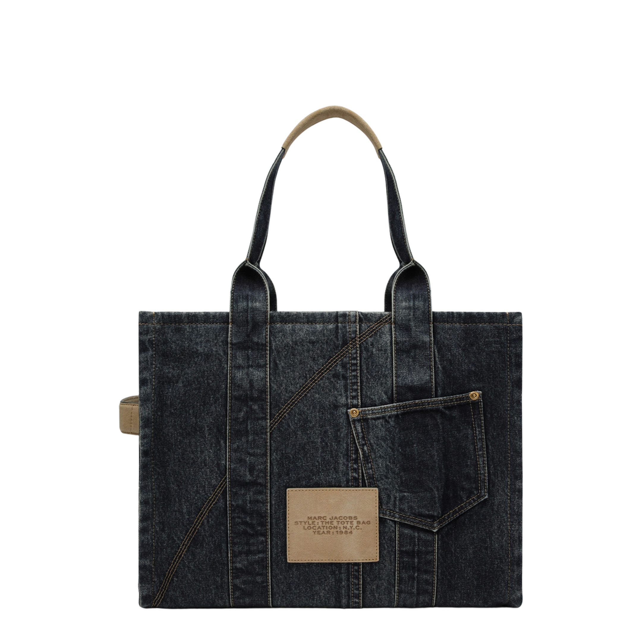 MAYFEYR - Marc Jacobs - Cargo Tote Bag Large In Denim And Suede - 2S6HTT005H02CO427