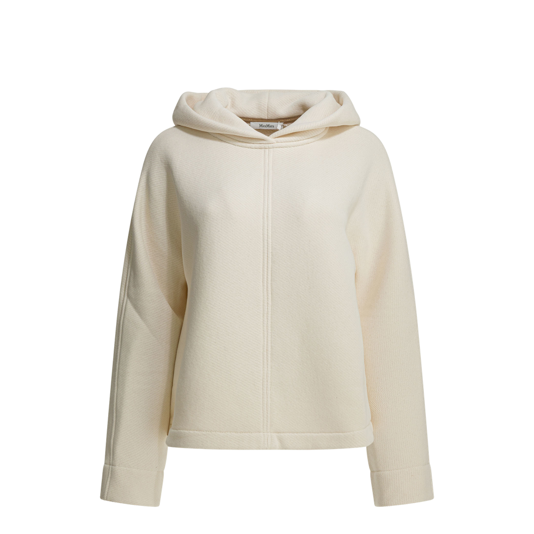 MAYFEYR - Max Mara - Hooded Sweatshirt With Tone-On-Tone Logo - 2611921018600MXPERE001