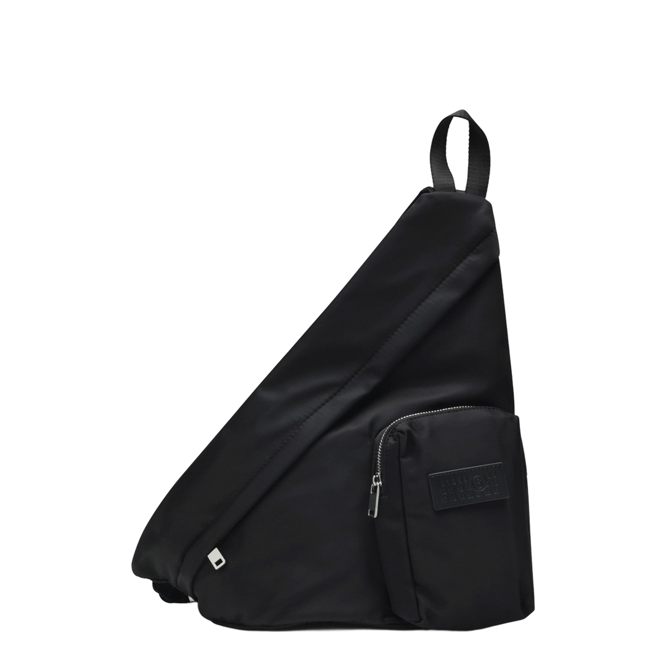 Black Nylon Belt Bag