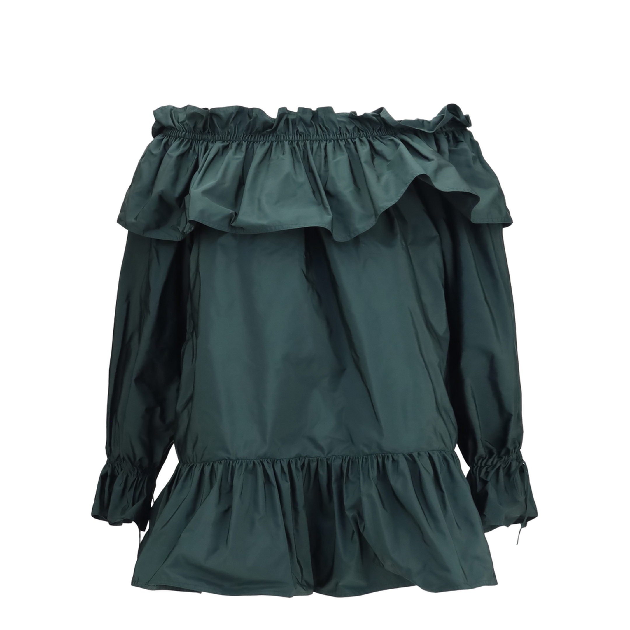 MAYFEYR - Saint Laurent - Ruffled Nylon Poplin Dress - 871287Y1I02