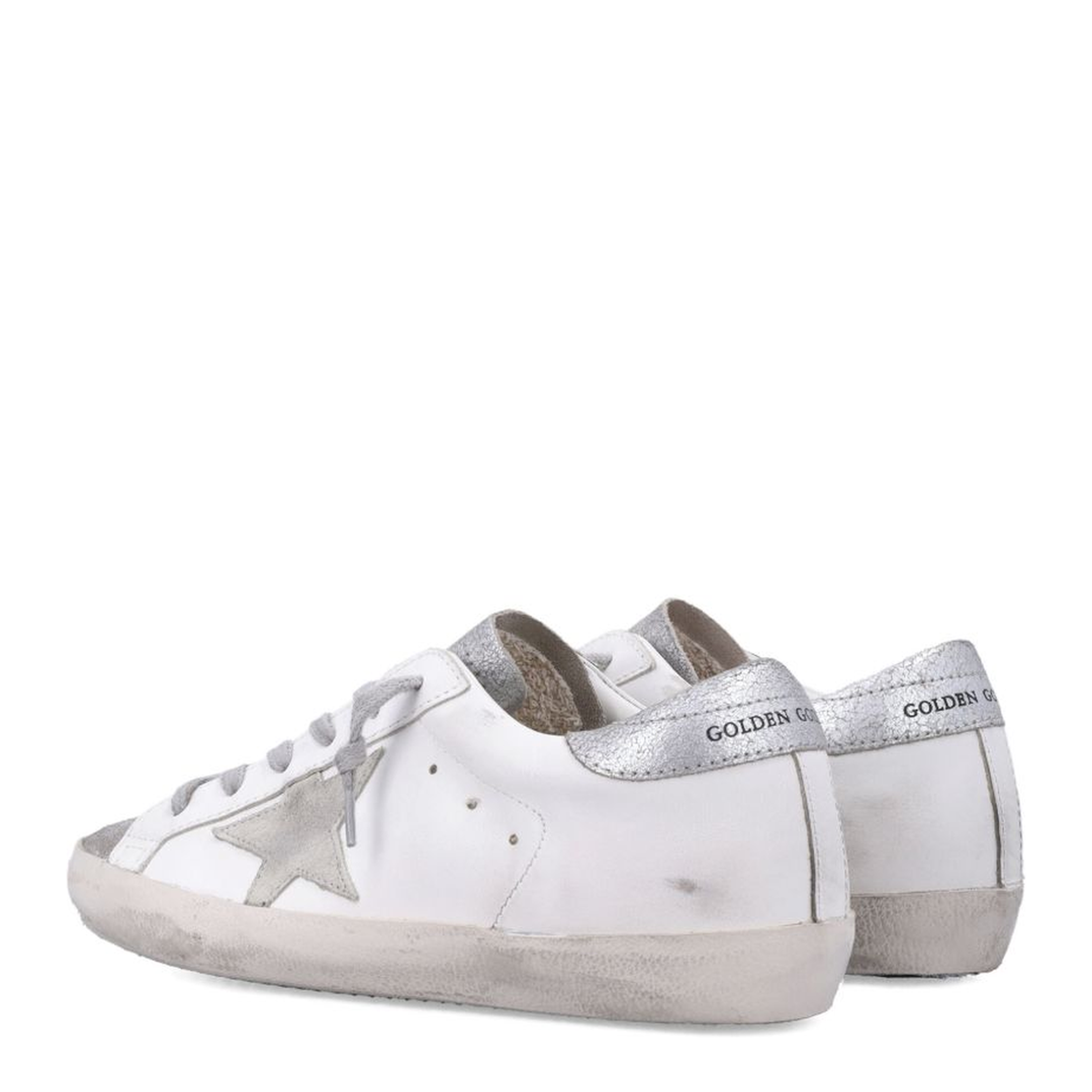Super-Star Leather Upper and List Suede Star Laminated Suede Toe and Heel