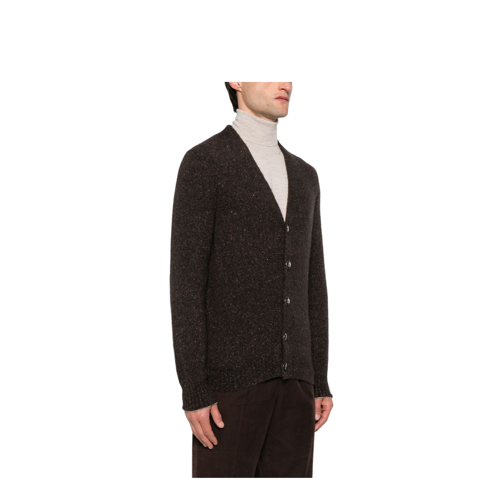 Wool V-Necked Cardigan
