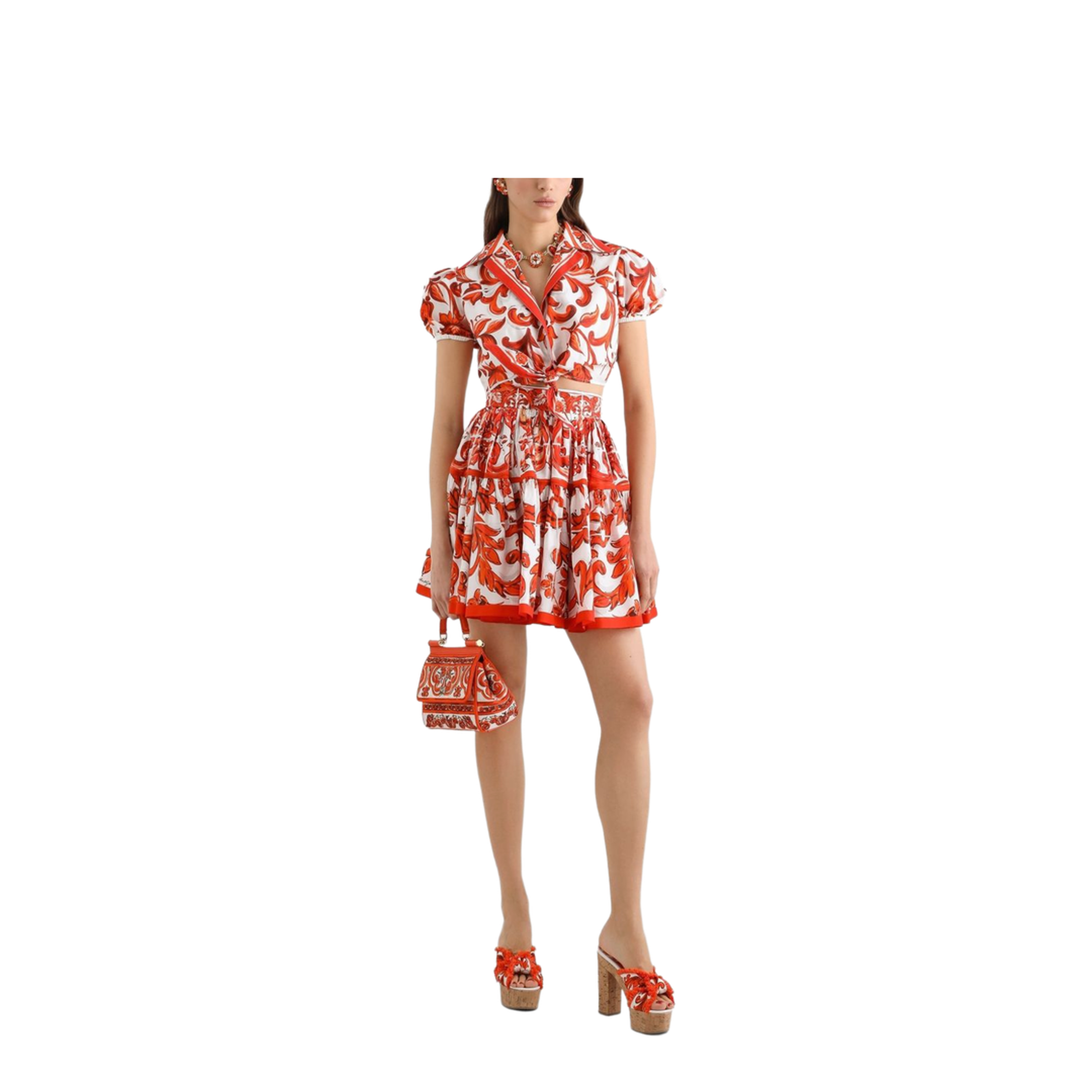 MAYFEYR - Dolce & Gabbana - Shirts Orange - F5T66TGDDRDS9000