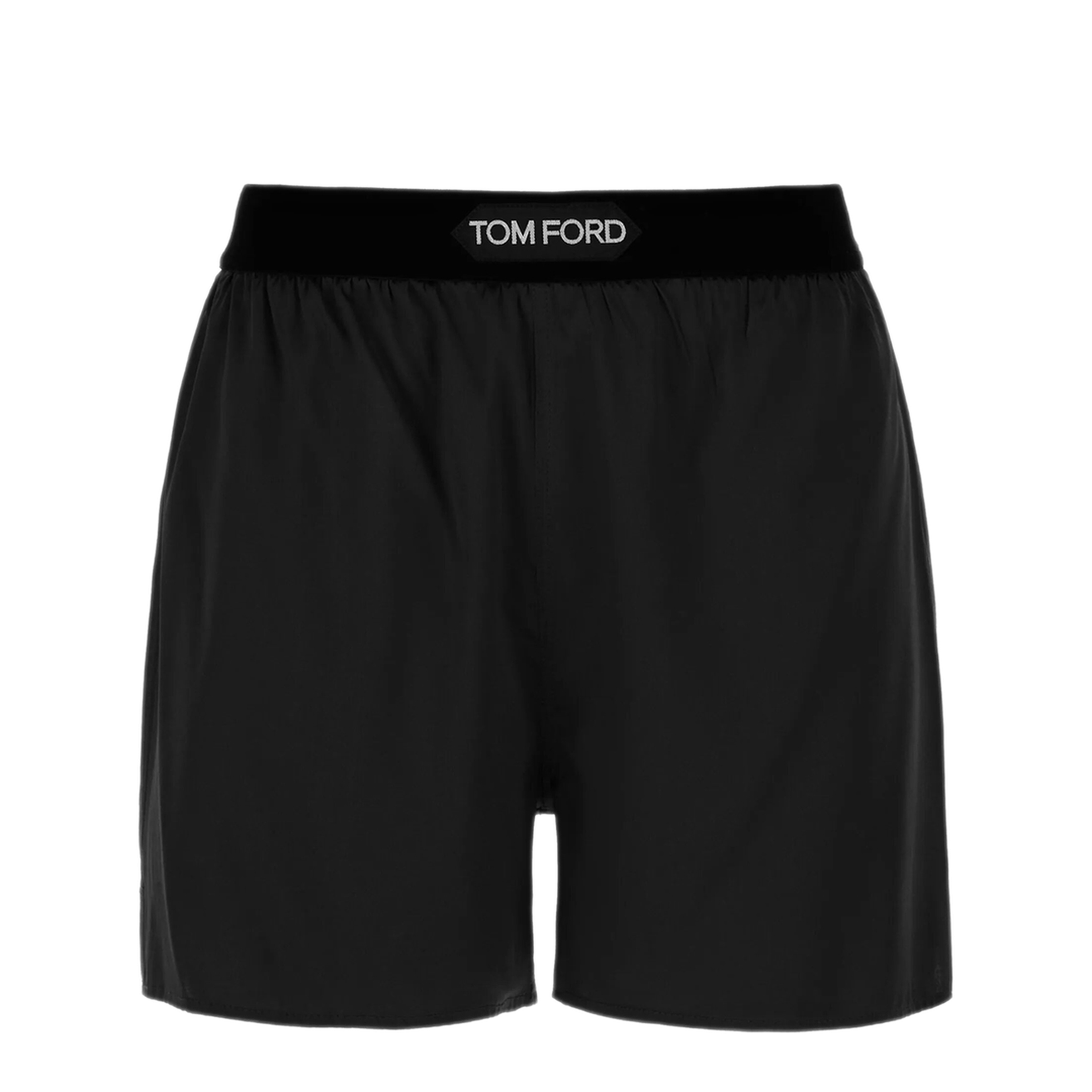 MAYFEYR - Tom Ford - Logo-Waistband Silk Shorts - SH0080FAX1720