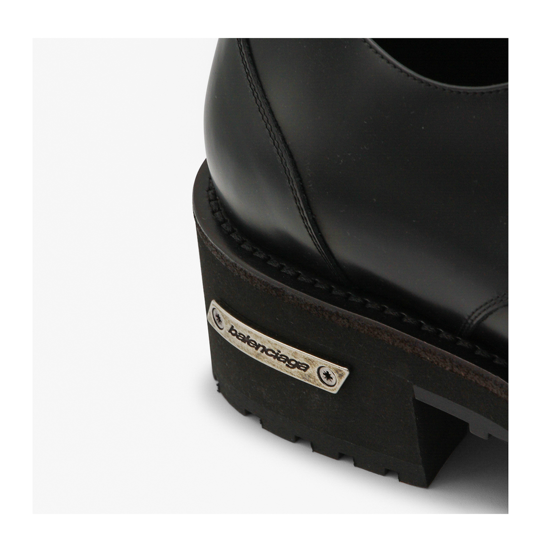 Denom Derby Shoes in Calfskin Leather