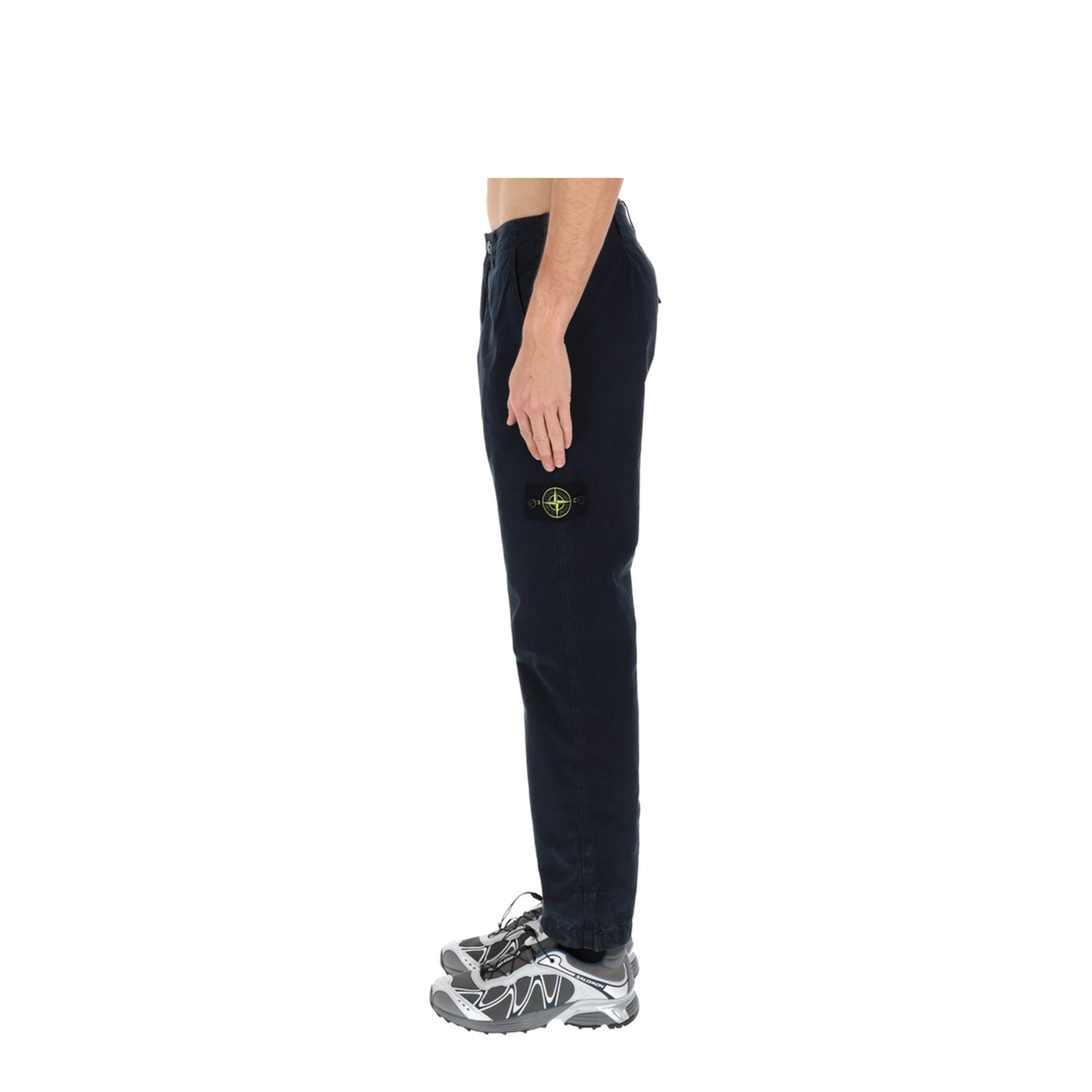 MAYFEYR - Stone Island - Pants With Logo Patch - 3100044S00WAV0120