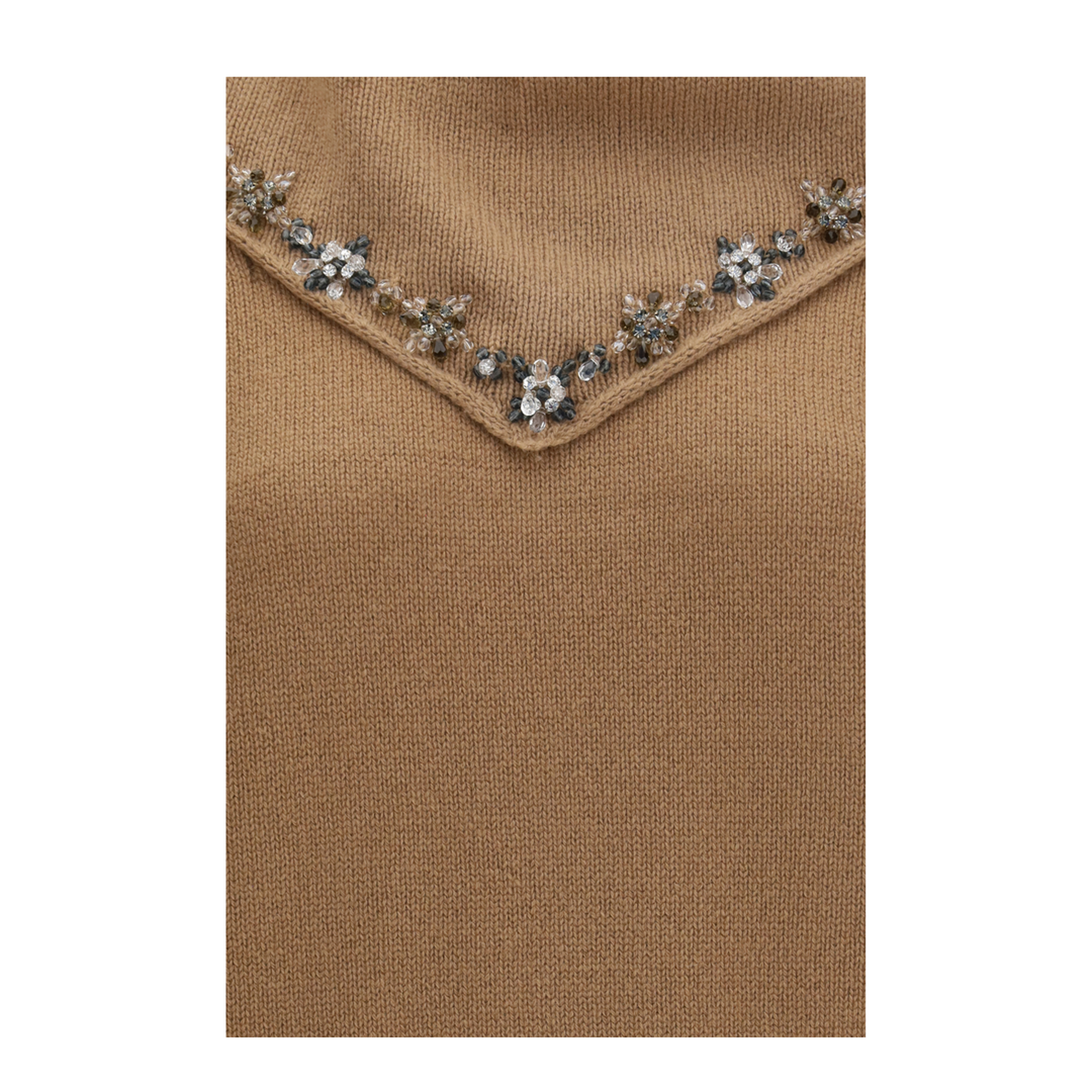 MAYFEYR - Prada - Cashmere Sweater With Jewel Scarf - P24D3GSOOO17E2