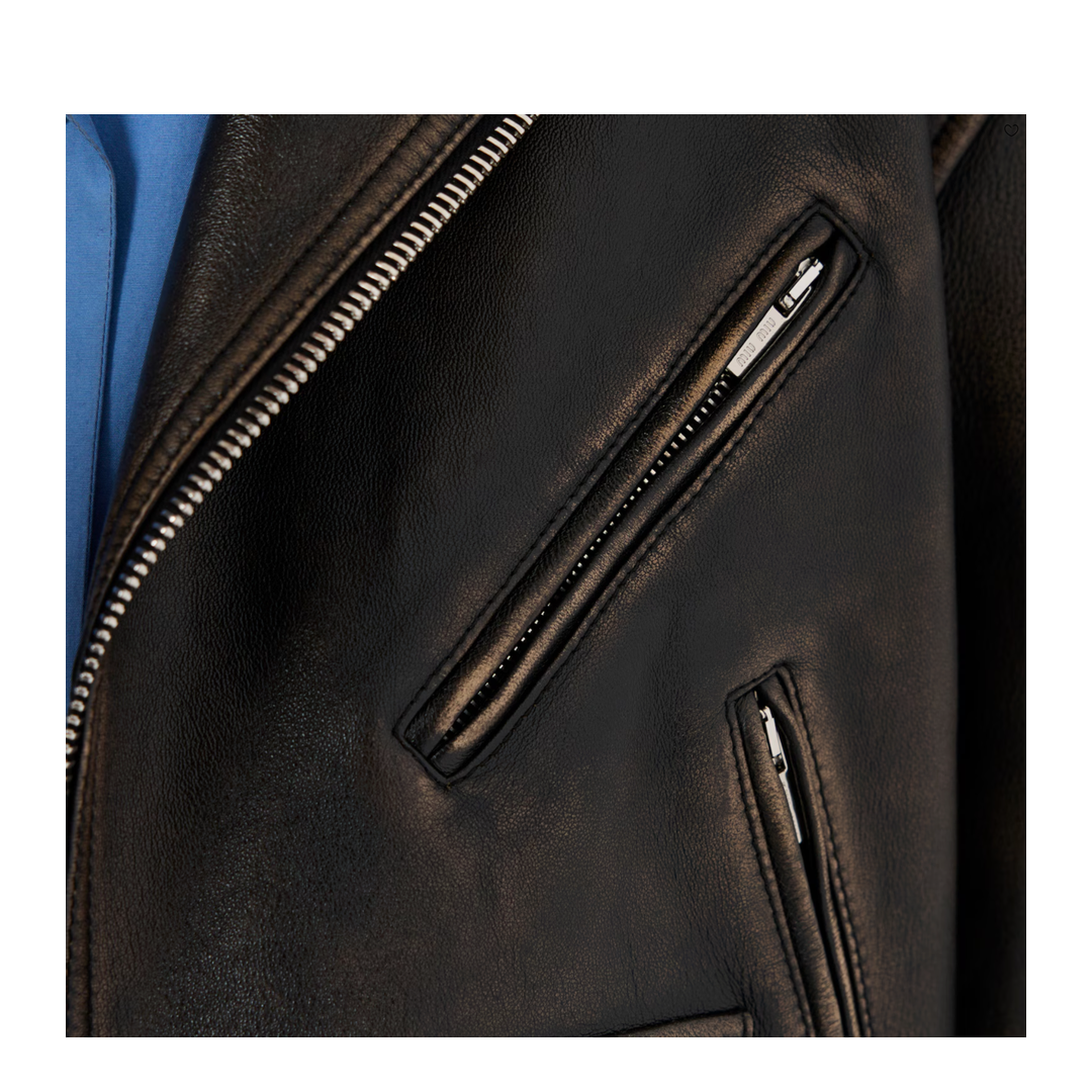 MAYFEYR - Miu Miu - Leather Jacket - MPV916SOOO1134F008A