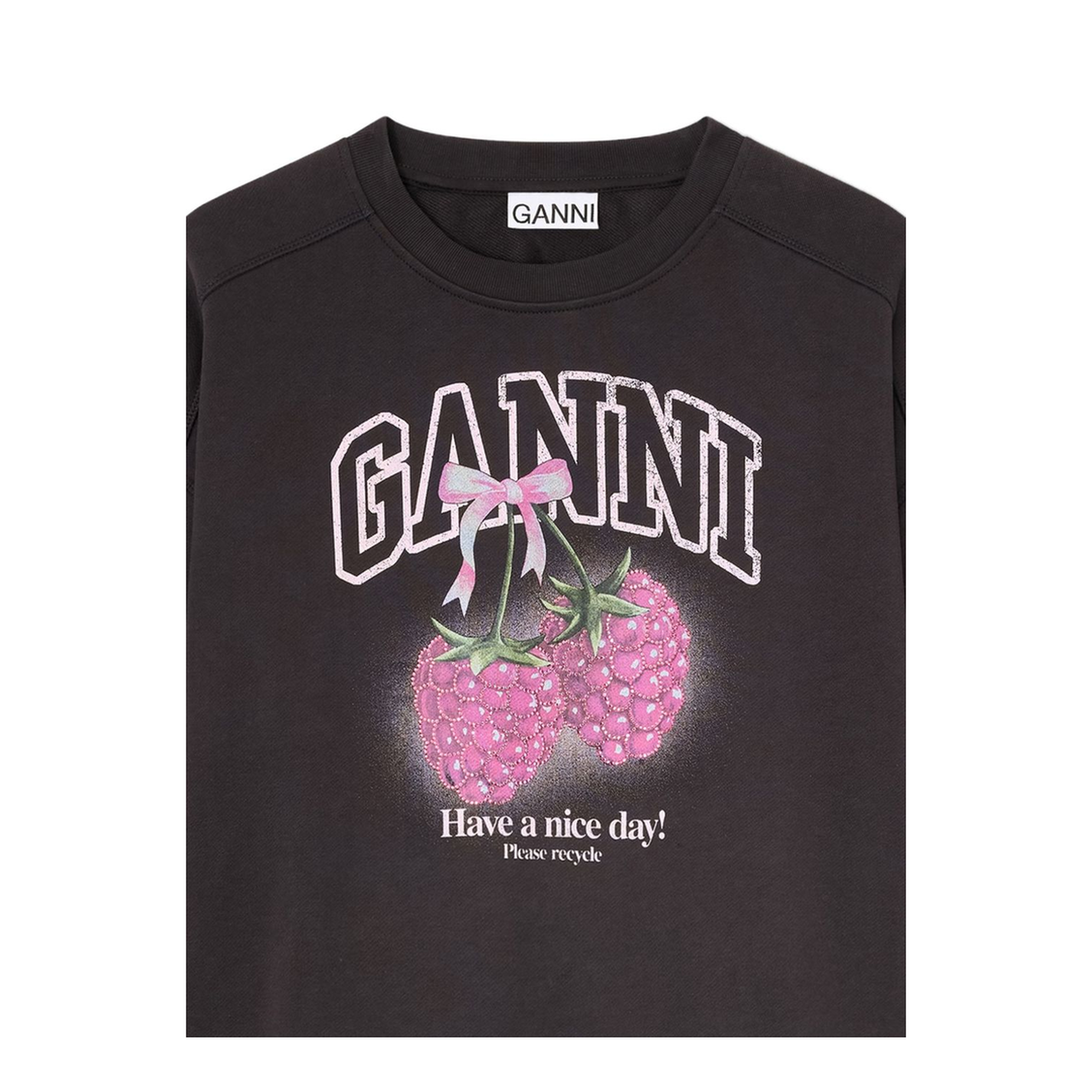 Raspberry Cotton Sweatshirt
