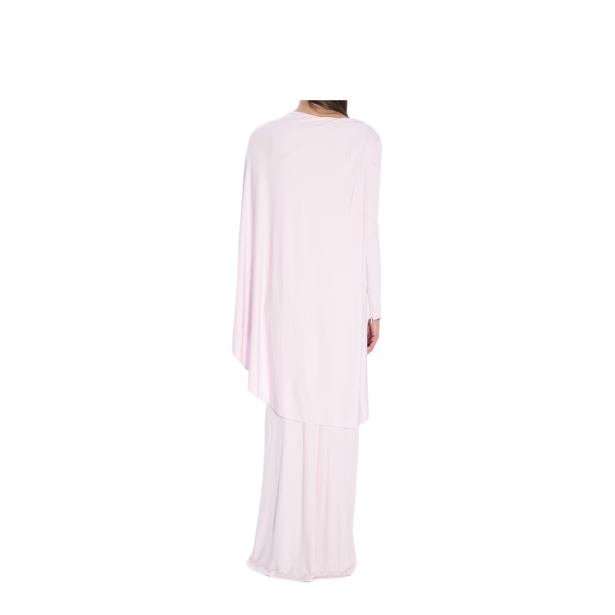 MAYFEYR - Self Portrait - Jersey Drape Midi Dress - RS26505XPINK
