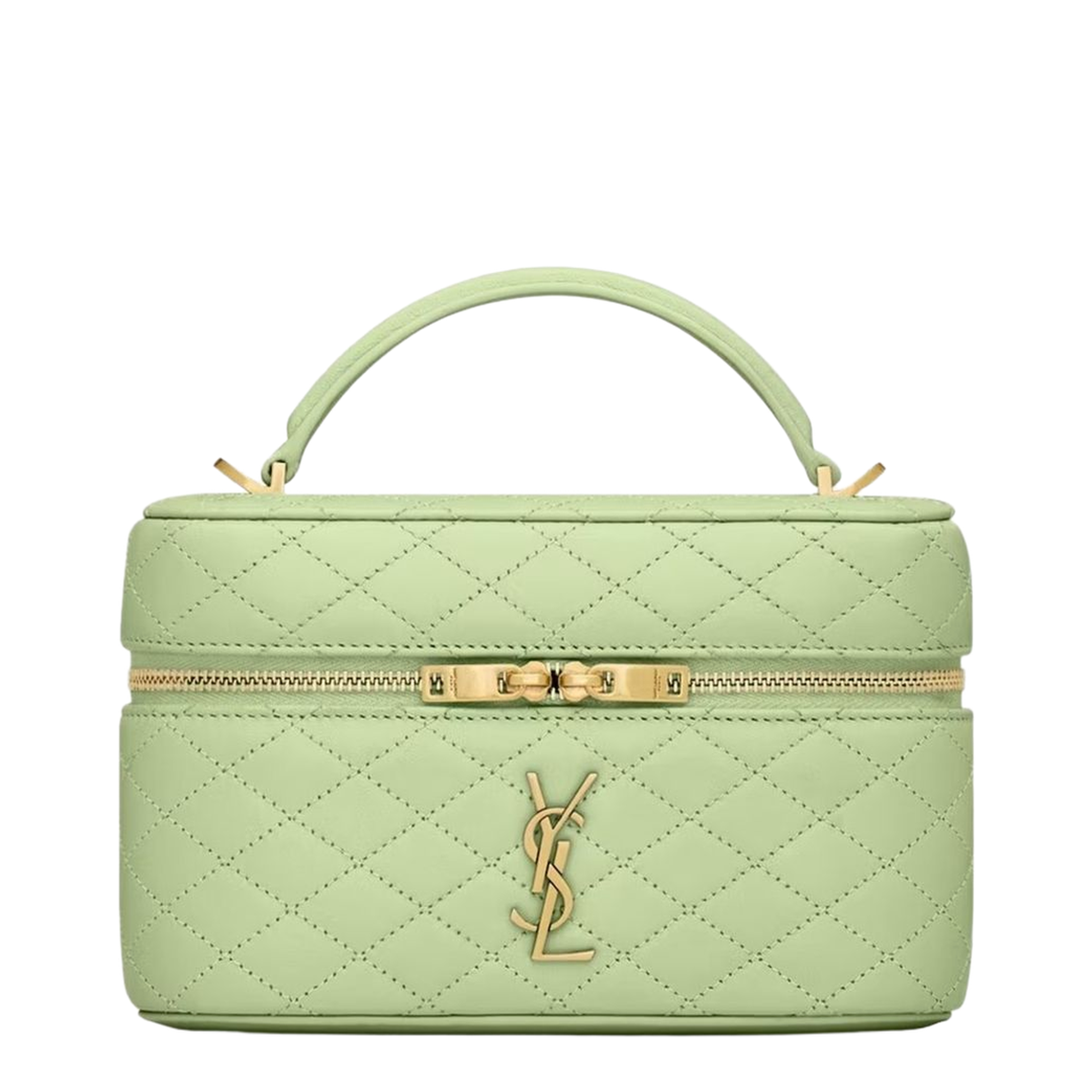 Gaby Small Lambskin Vanity Bag - Misty Jade
