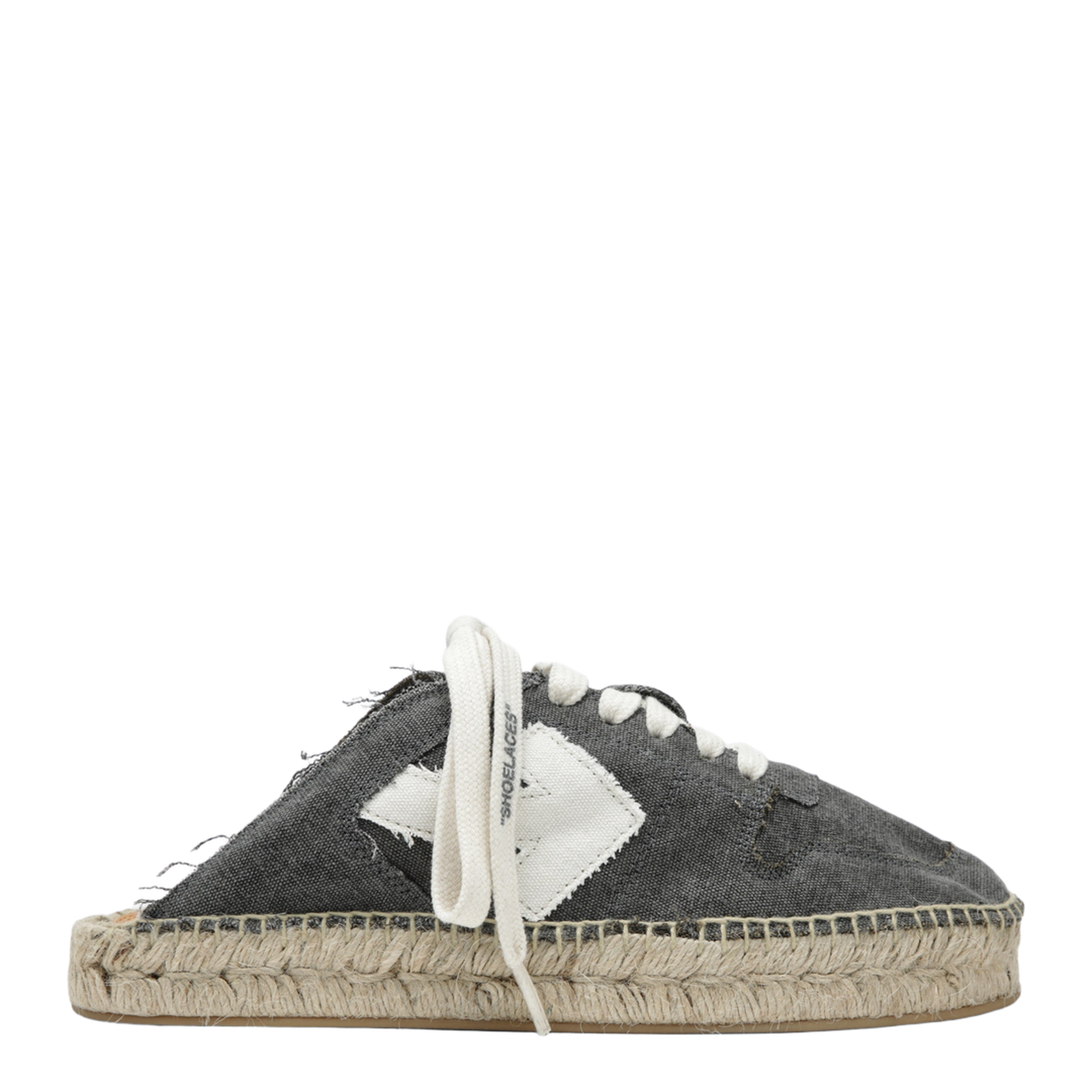 MAYFEYR - - Black/White Arrow Espadrilles - OMIB00AS26FAB0011001