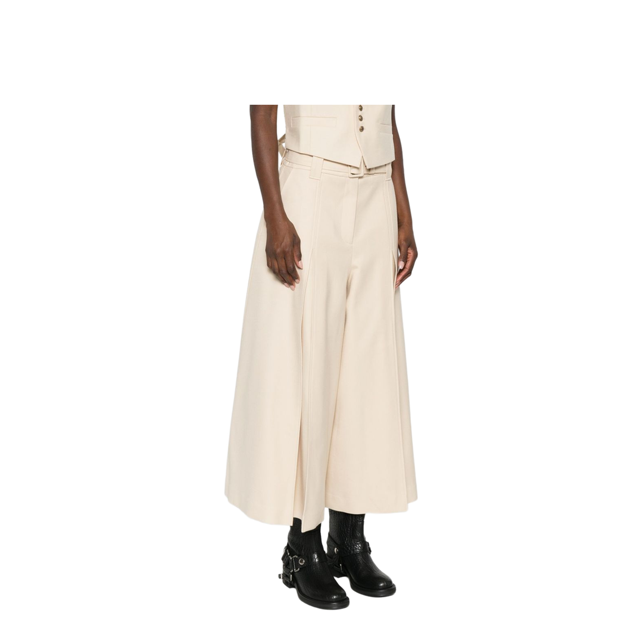 Hypnotic Wool Culotte Cream