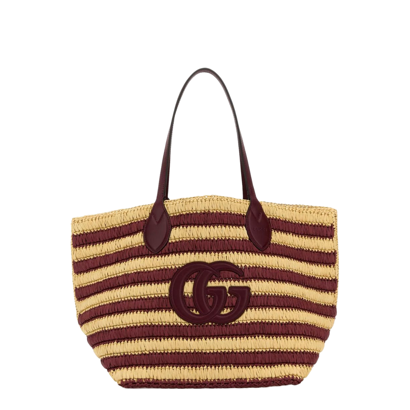 Woven Medium Canvas Tote Bags - Red