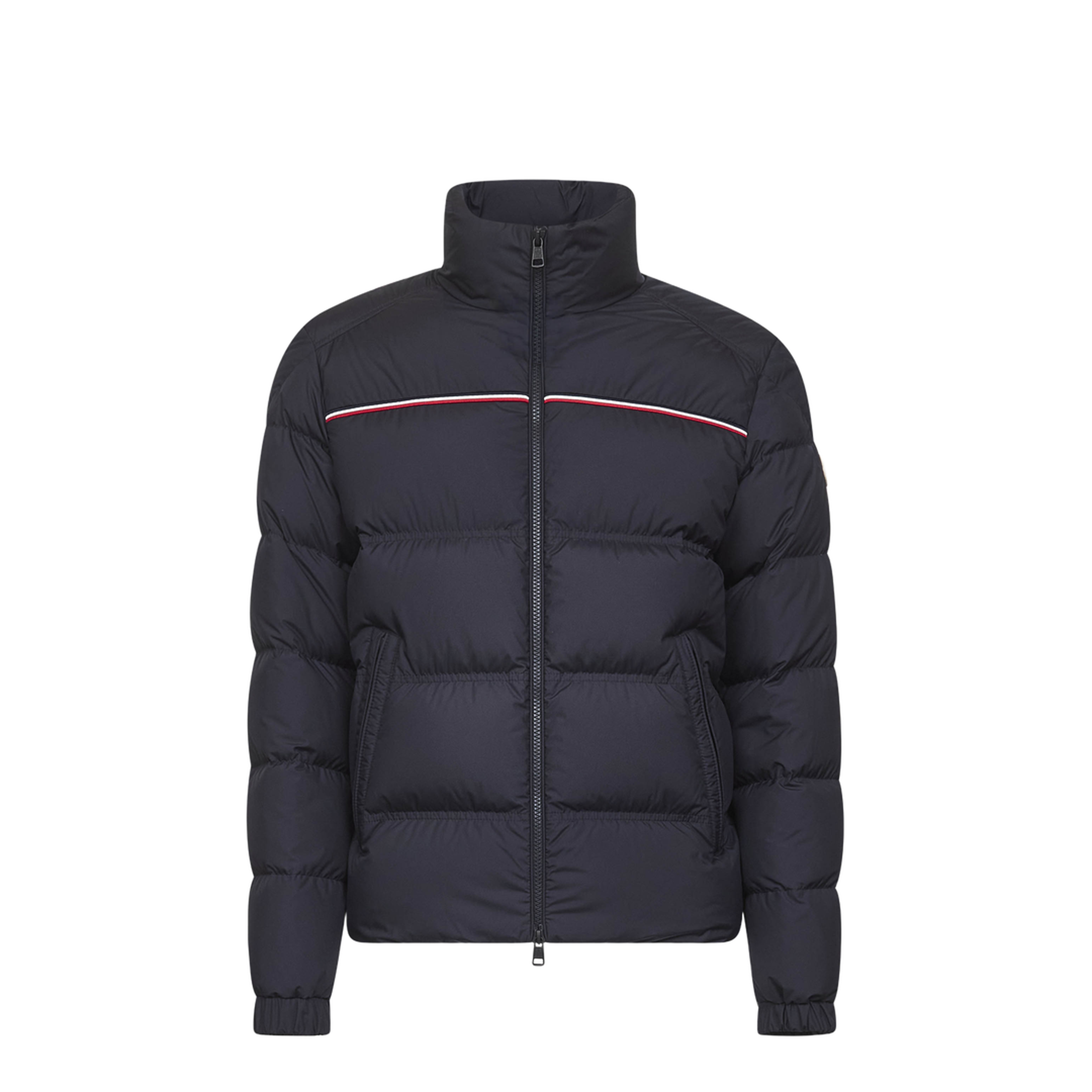Navy Blue Bouvaque Short Down Jacket