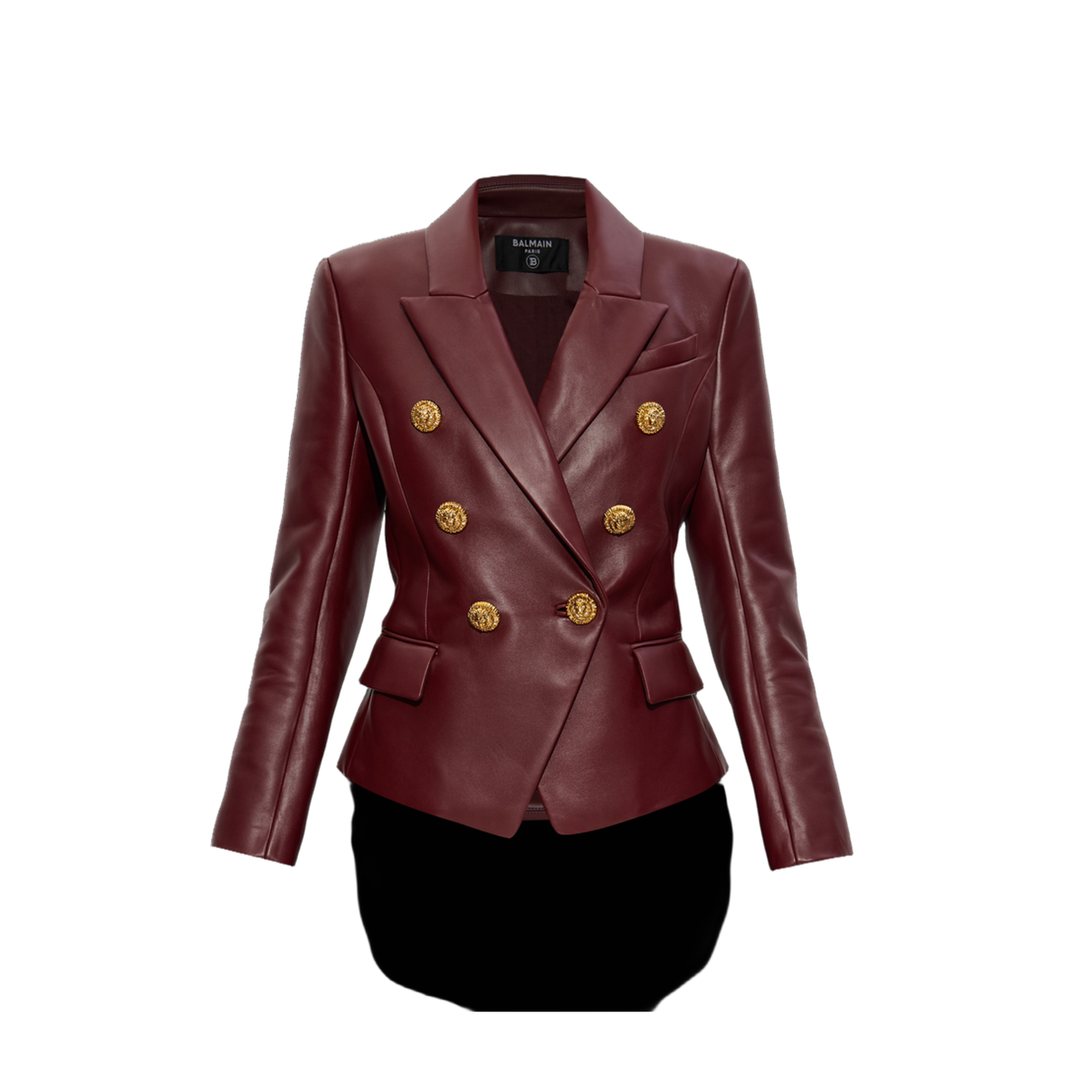 6-button lambskin jacket