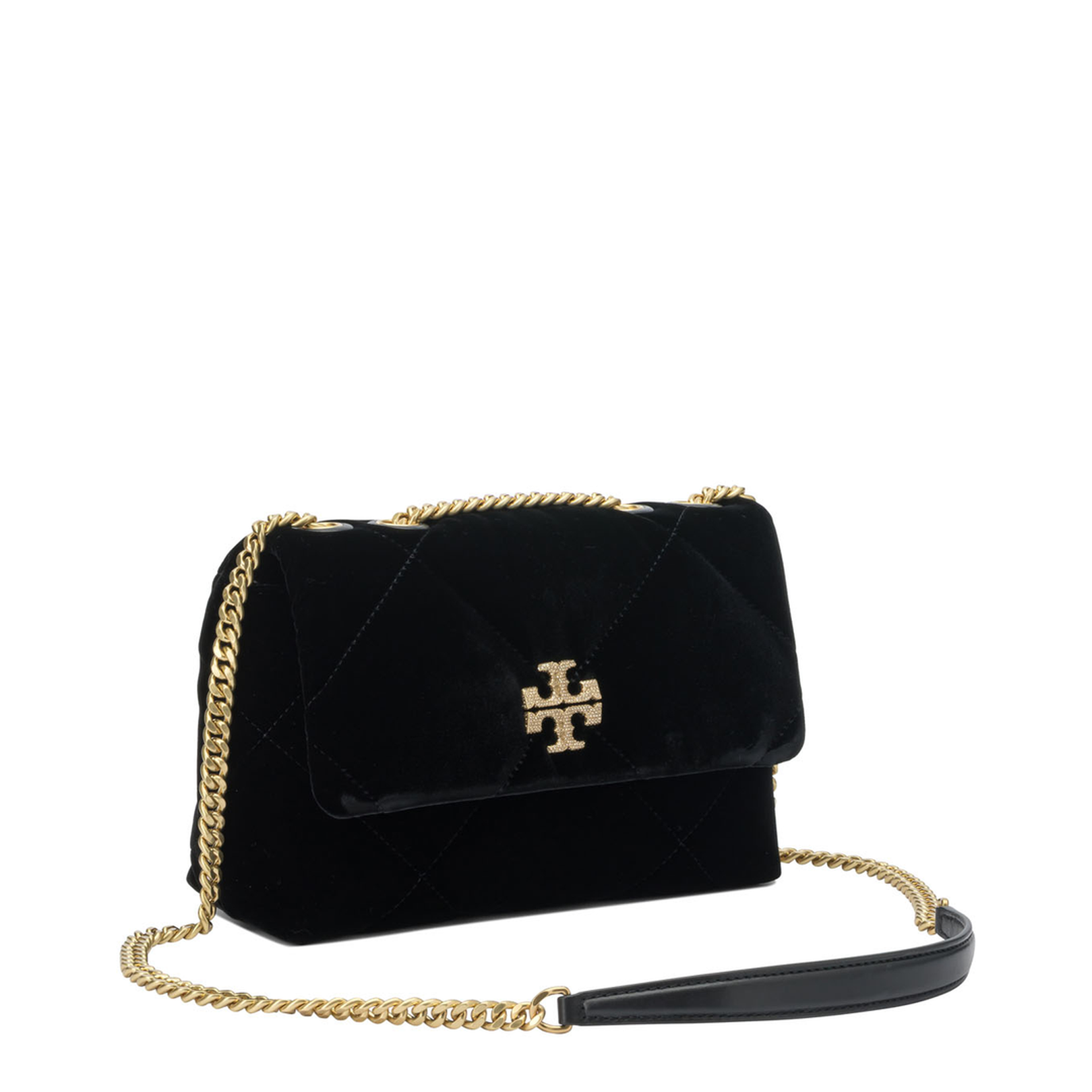 Diamond Quilt Velvet Small Bag