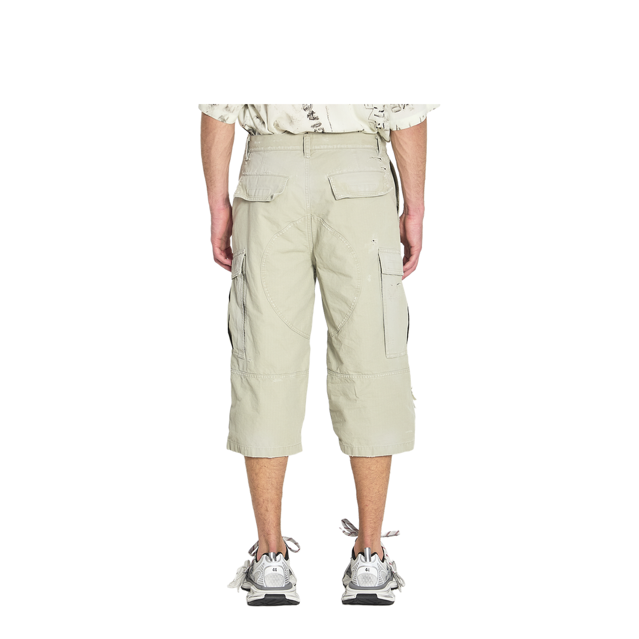 Cropped Cargo Pants