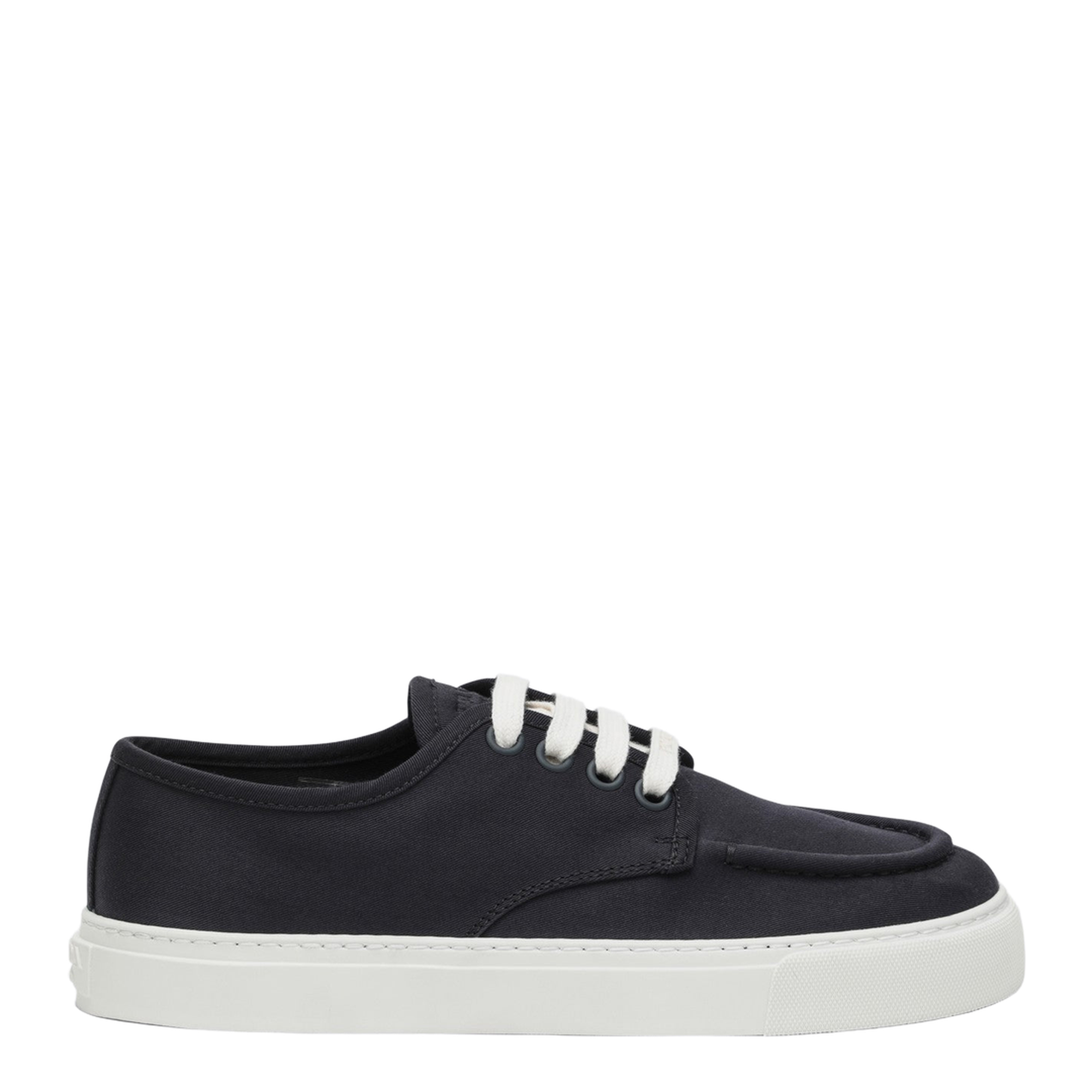 Sneakers Navy Blue in Cotton Canvas