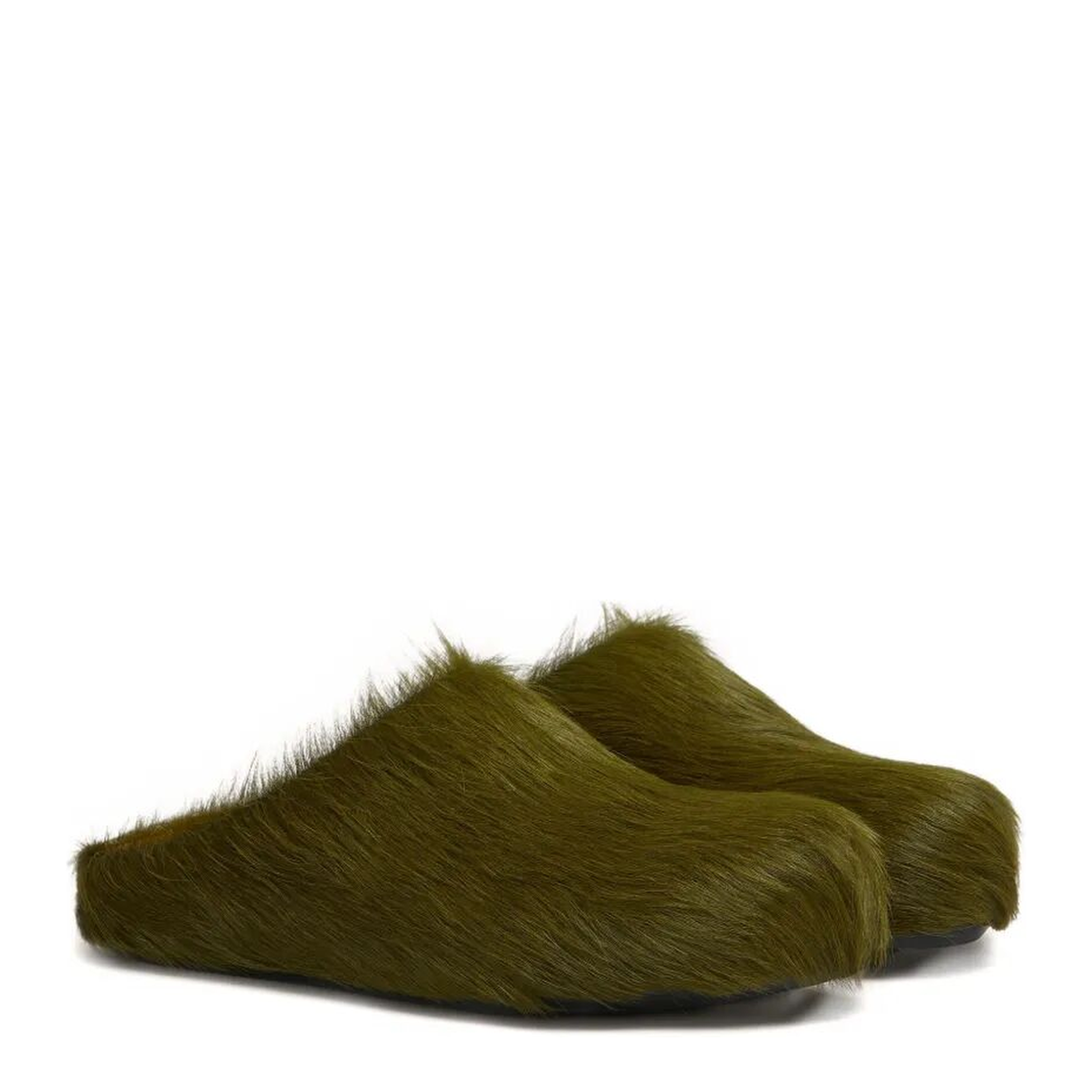 MAYFEYR - Marni - Long Hair Calfskin Fussbett Sabot - SBMS004601P412200V58