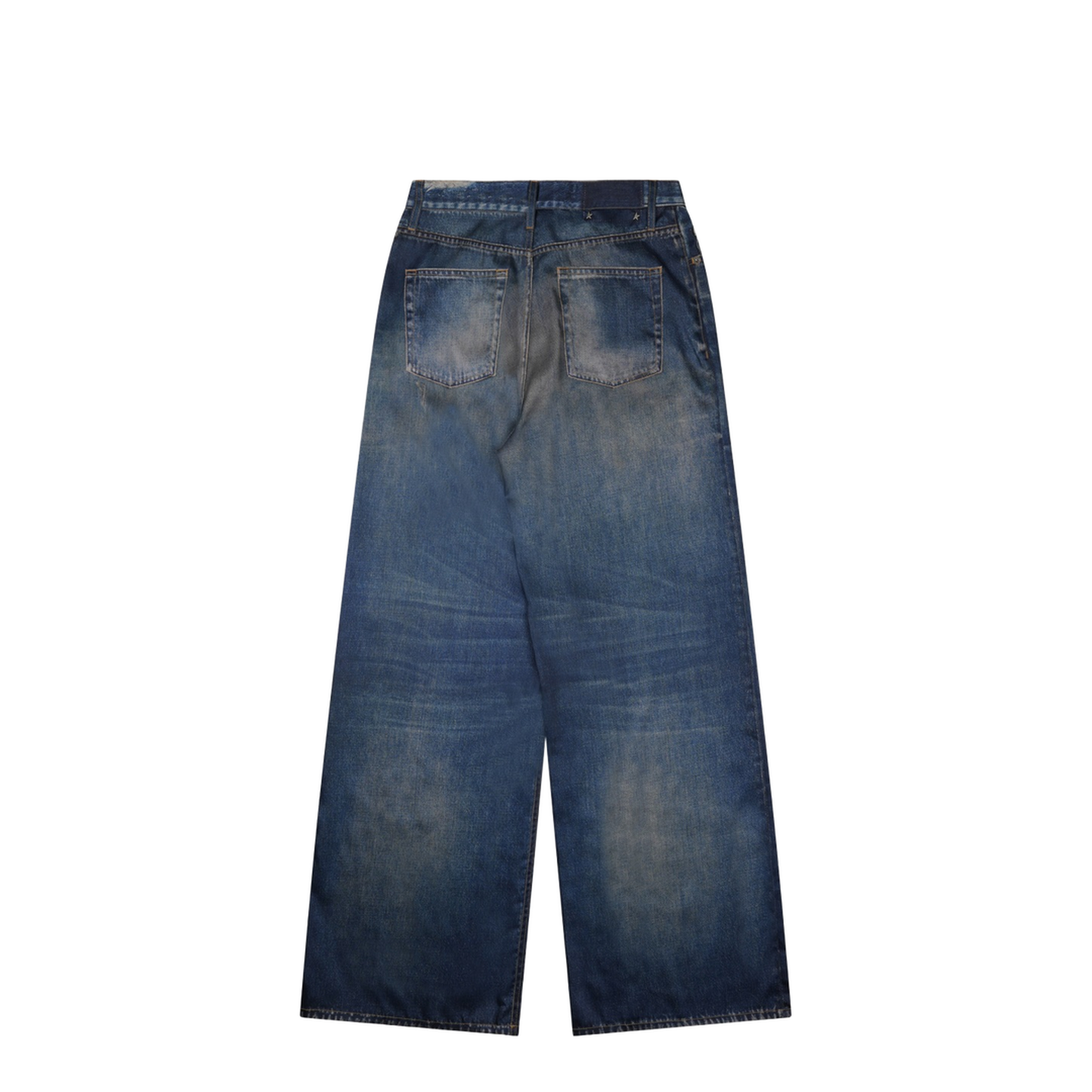 Printed Pants Jeans Effect