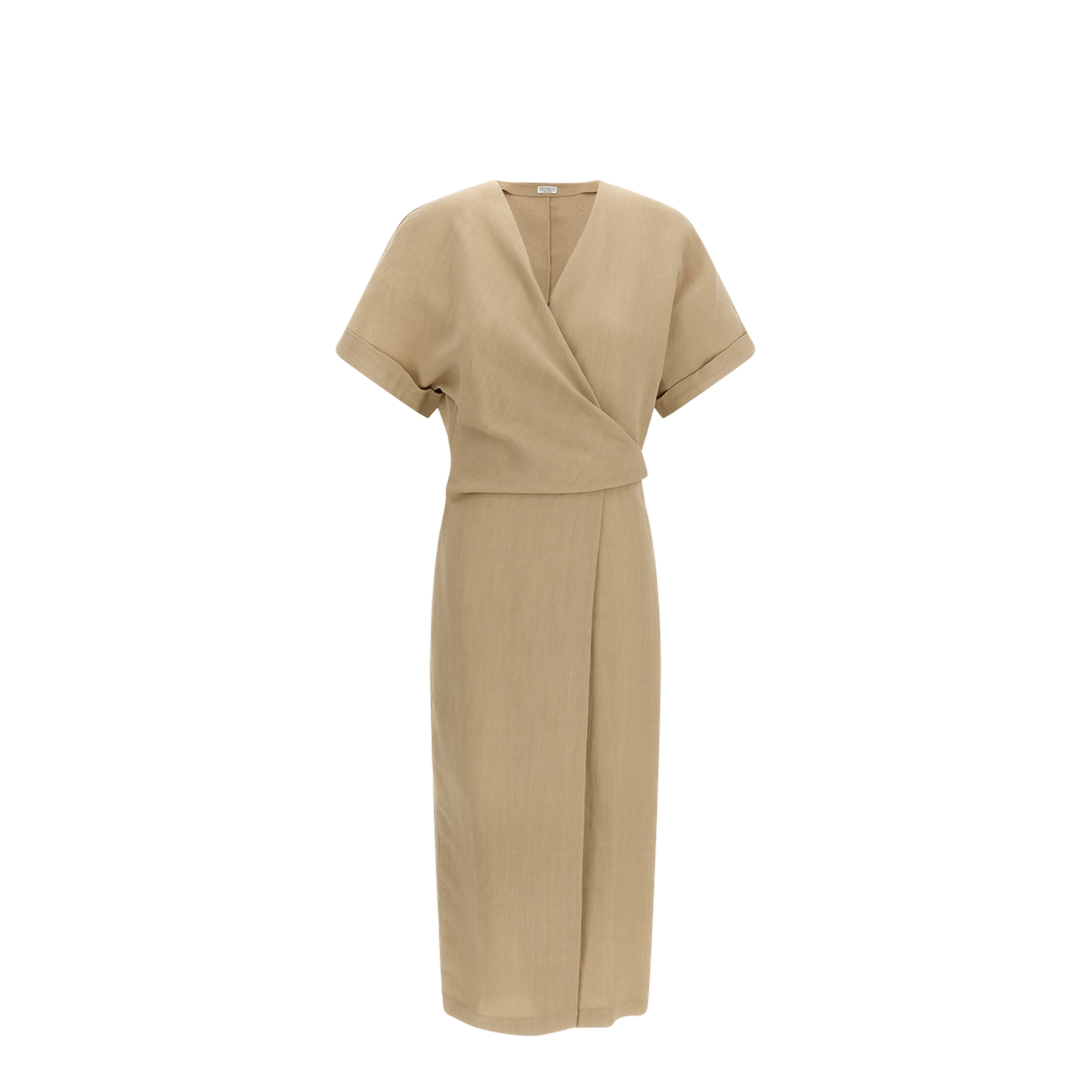 Wrap Dress Beige