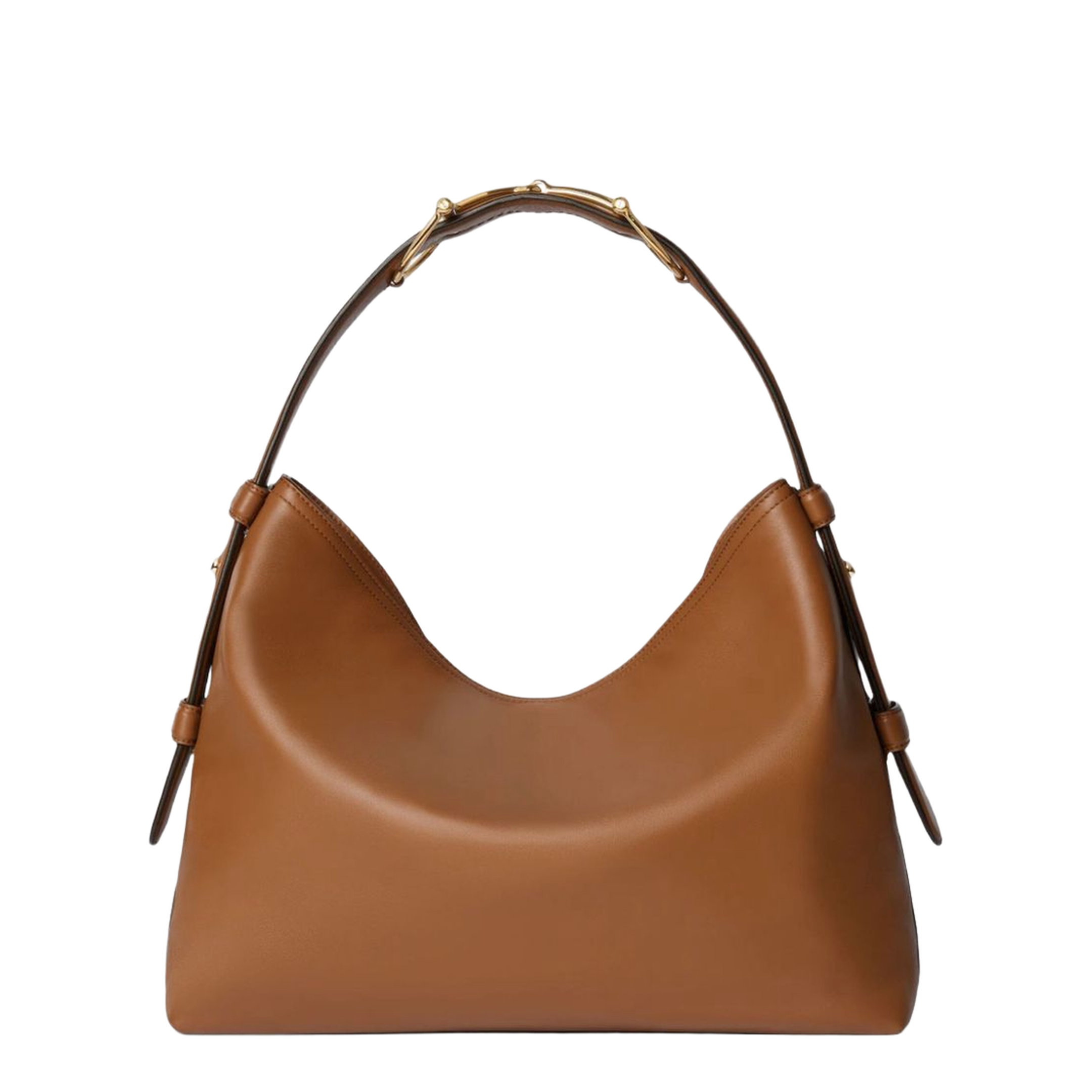 Beatrix Medium Leather Shoulder Bag - Brown