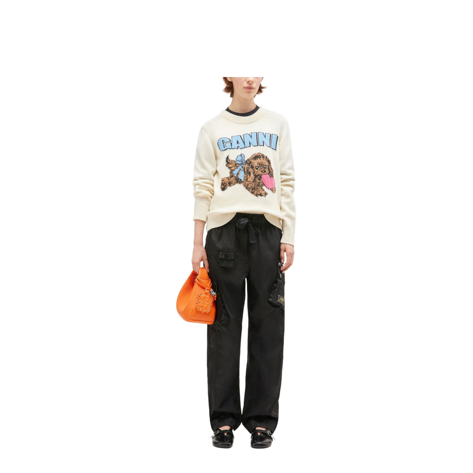 Puppy Logo Intarsia Sweater