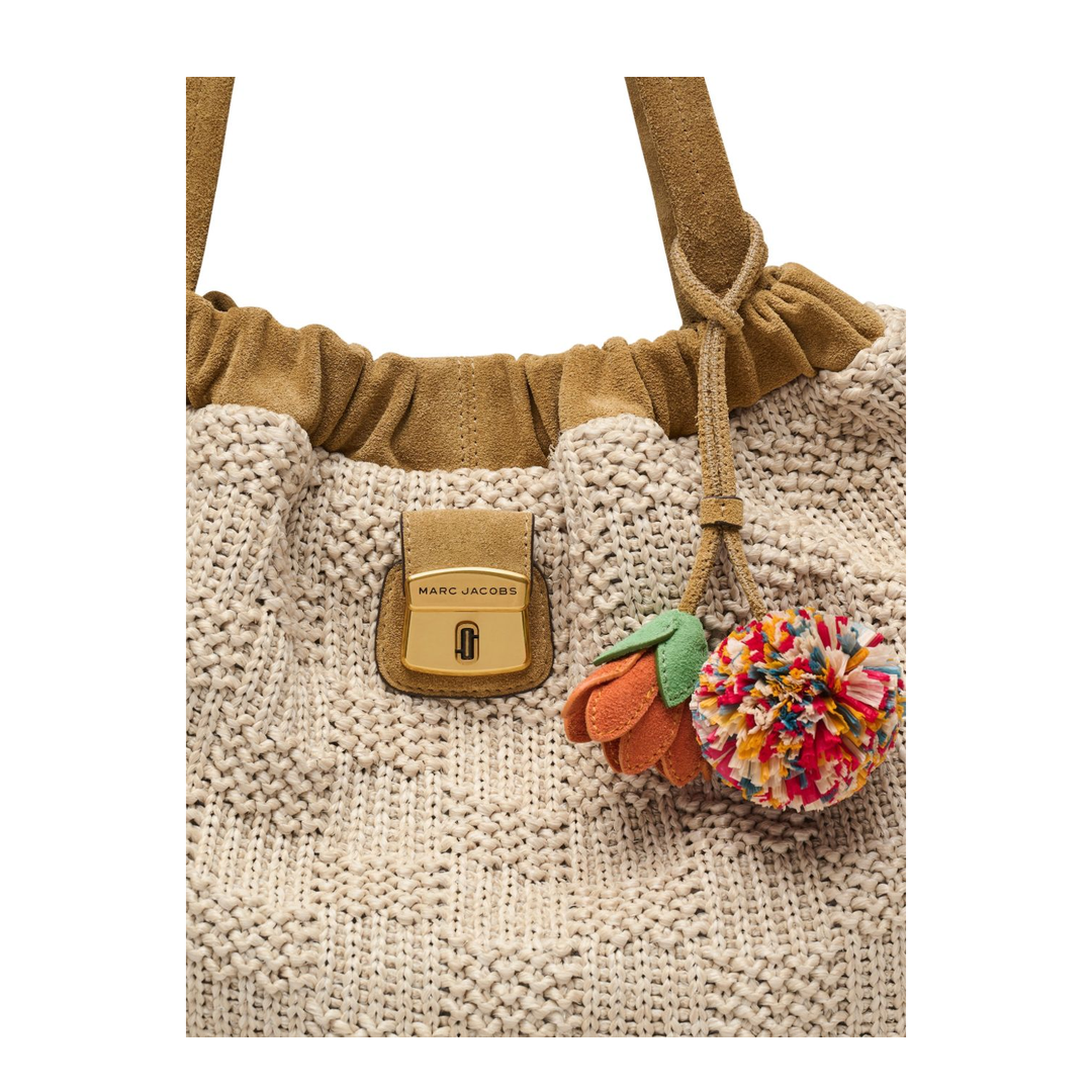 Cristina One Size Two-Way Weave Tote - Natural