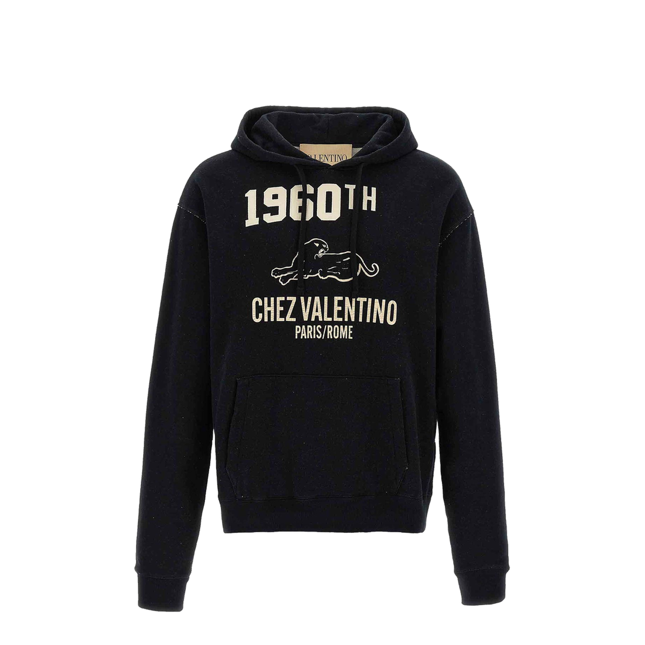 Printed Hoodie Black