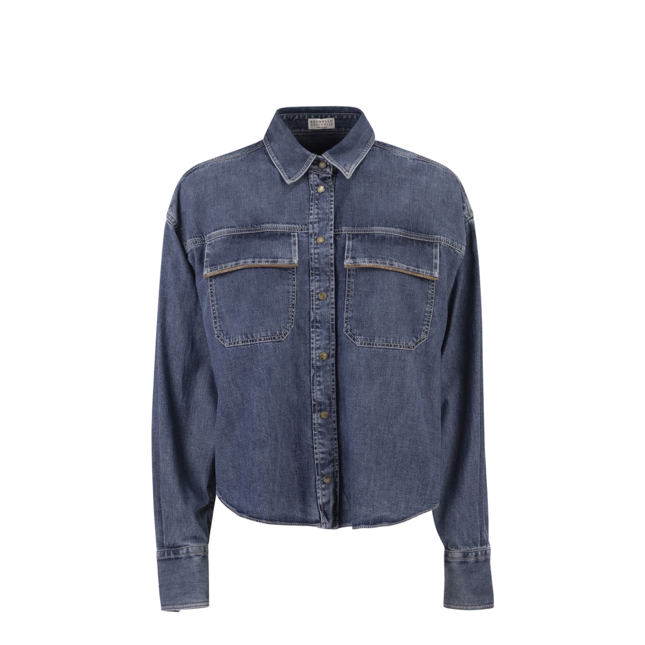 Lightweight Denim Shirt - Blue