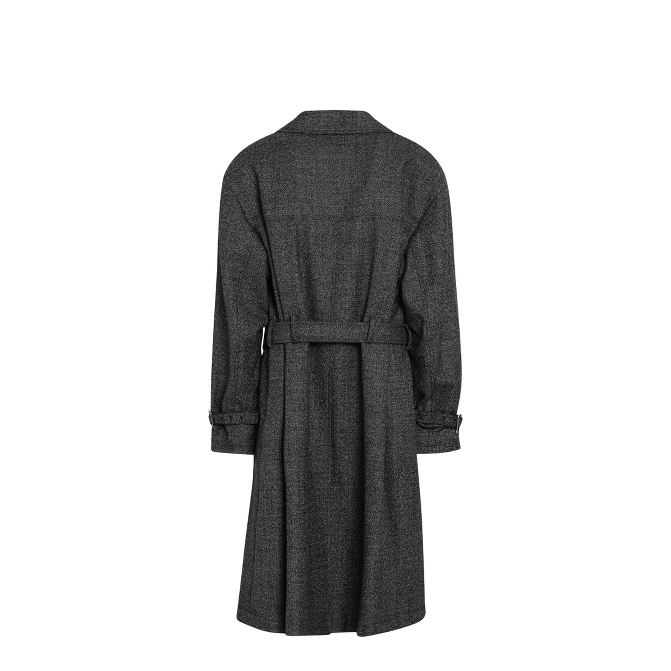 MAYFEYR - Dolce & Gabbana - Grey Wool Double-Breasted Coat - G052KTFM2G4S8031