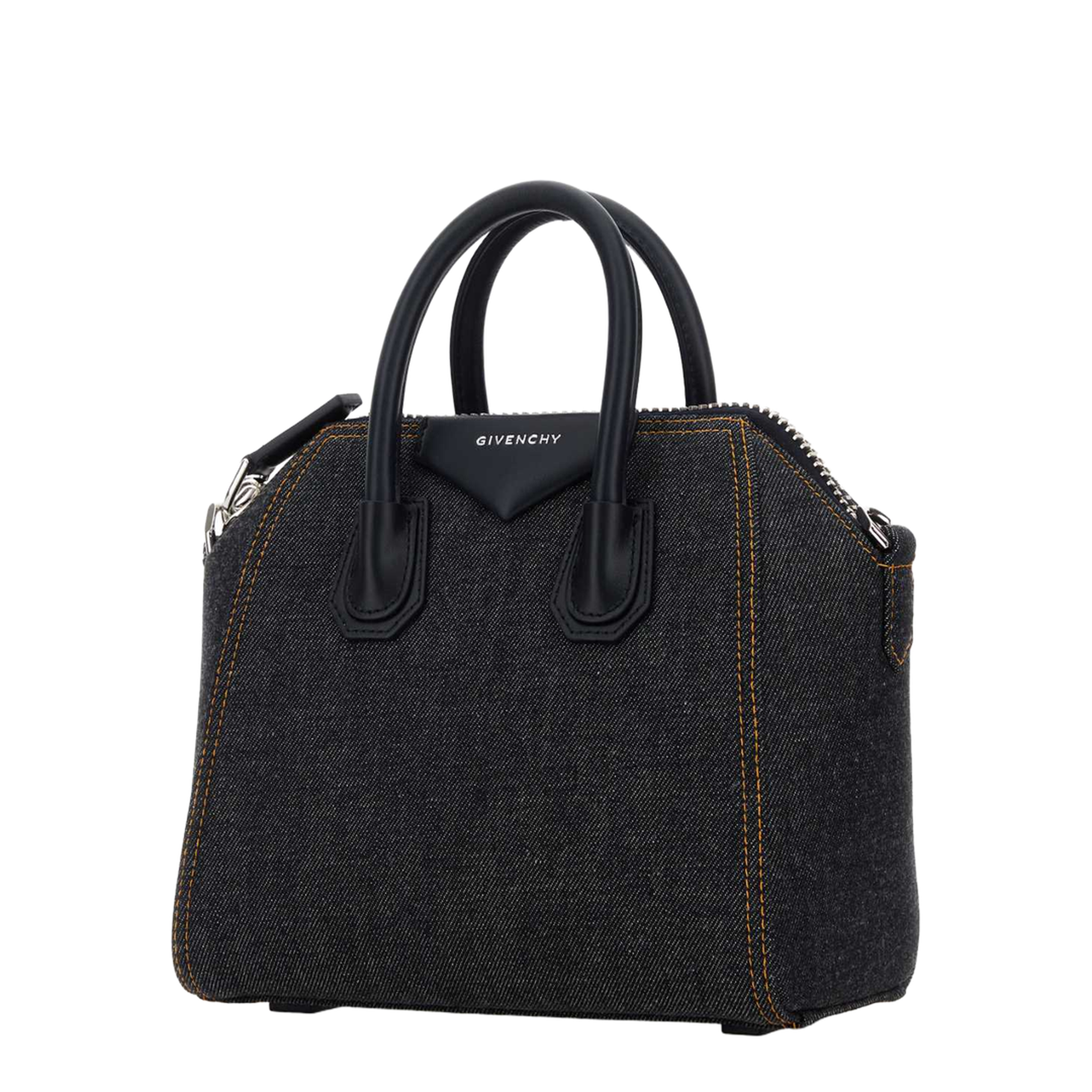 Mini Antigona Bag in Denim