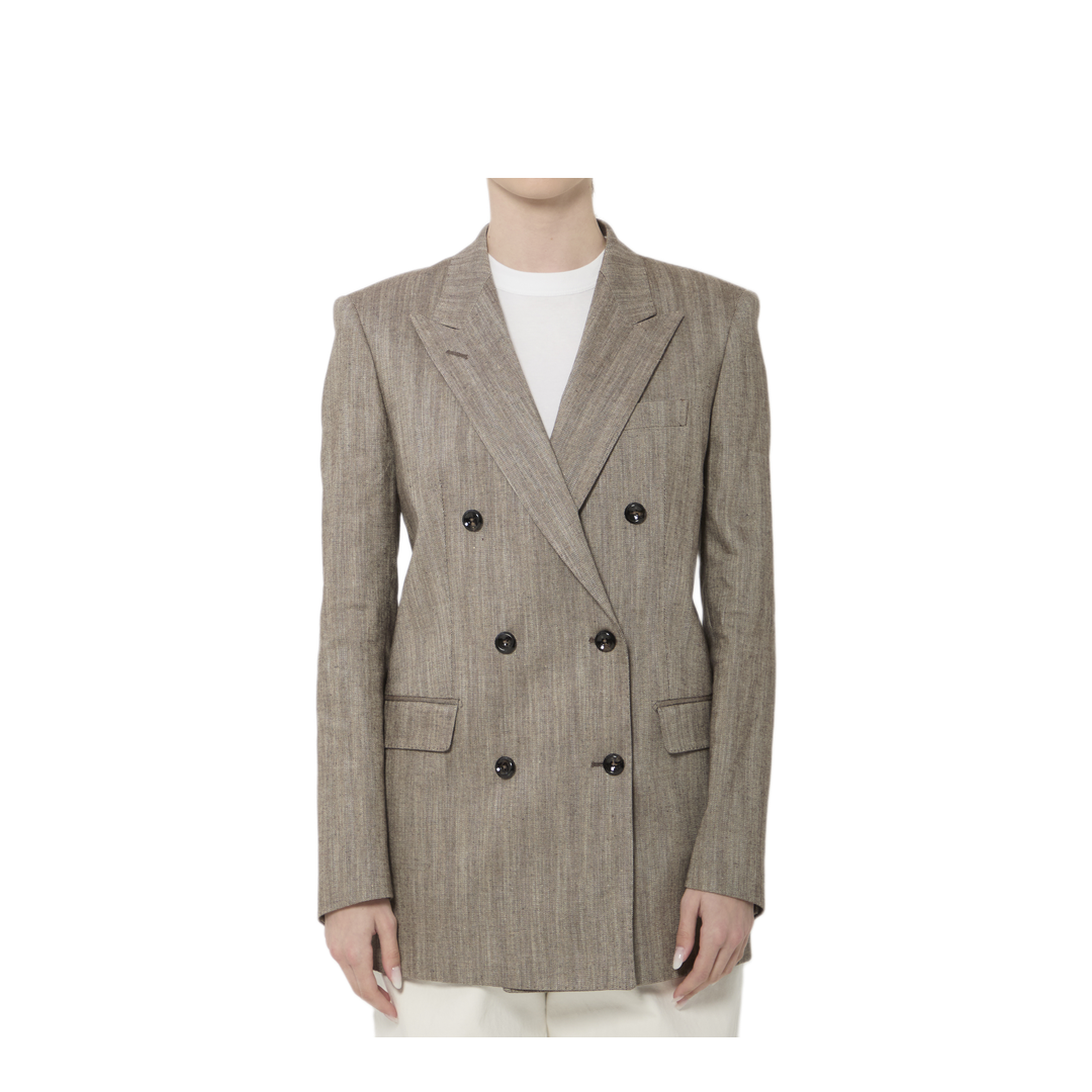 MAYFEYR - Tagliatore - Brown Double Breasted Jacket - JJASMINEA40006M1200
